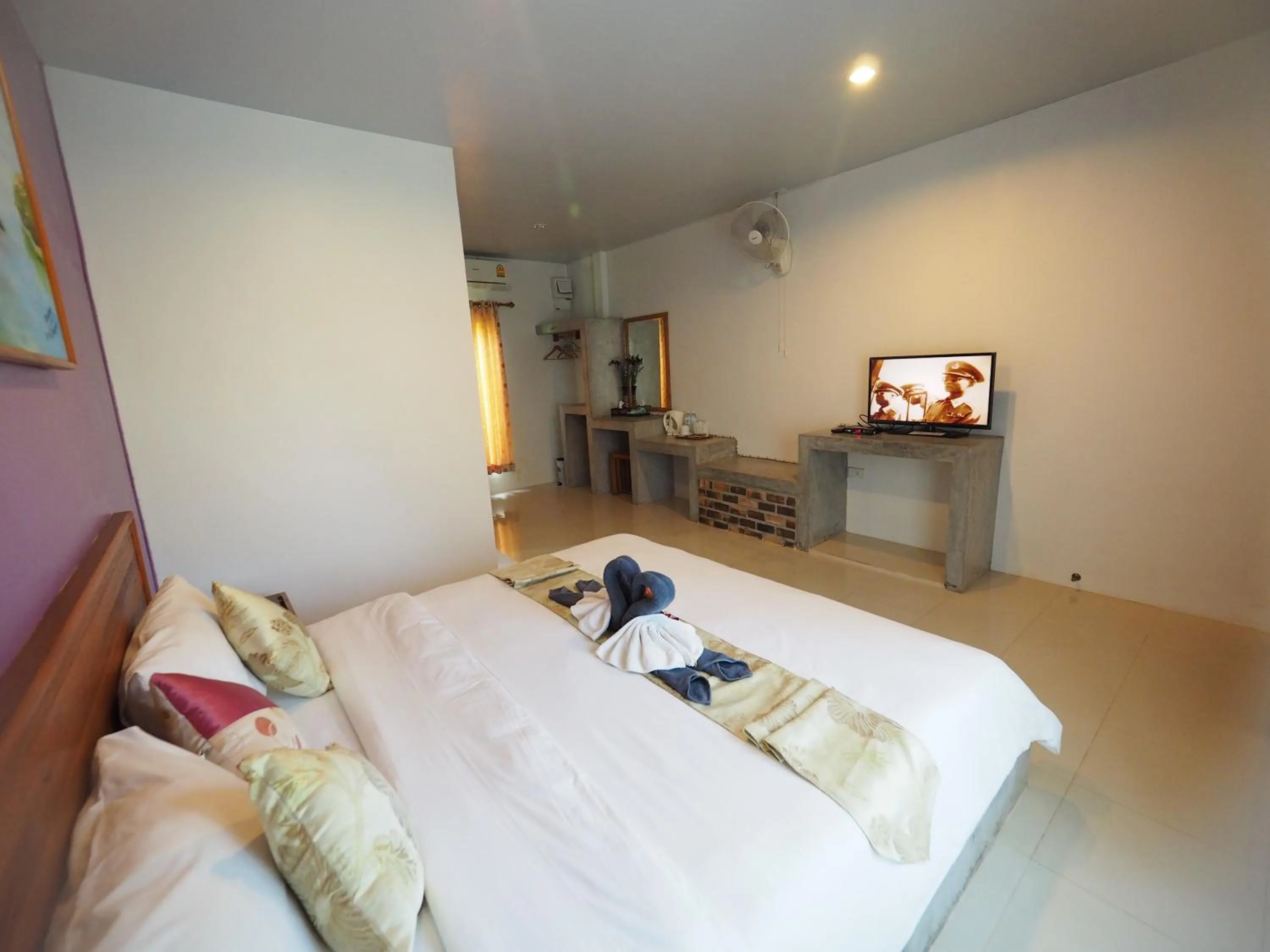 Bed in Andawa Lanta Resort