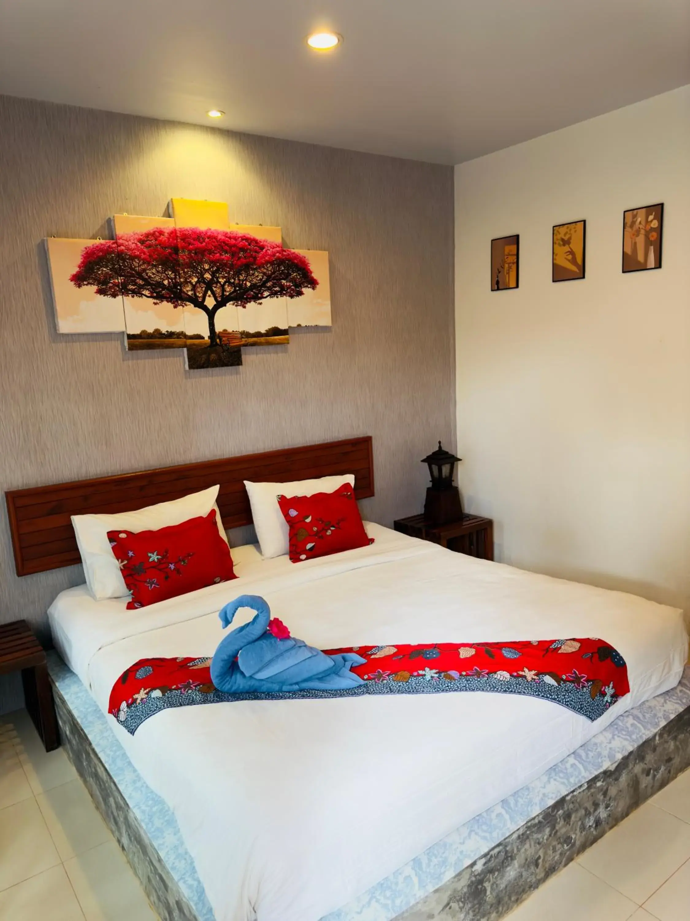 Bed in Andawa Lanta Resort Bed in Andawa Lanta Resort