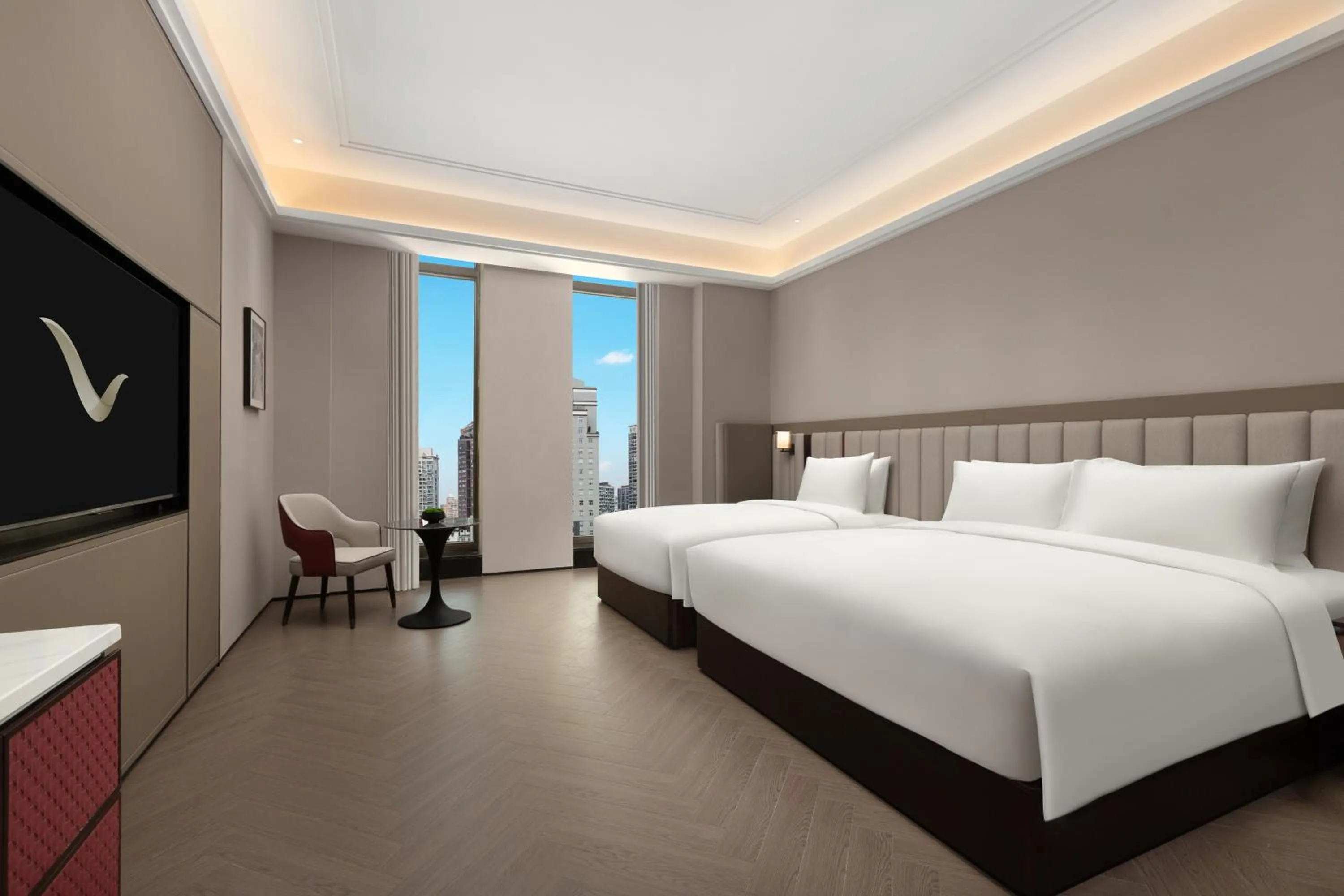 Bed in Mövenpick by Accor Shanghai People's Square