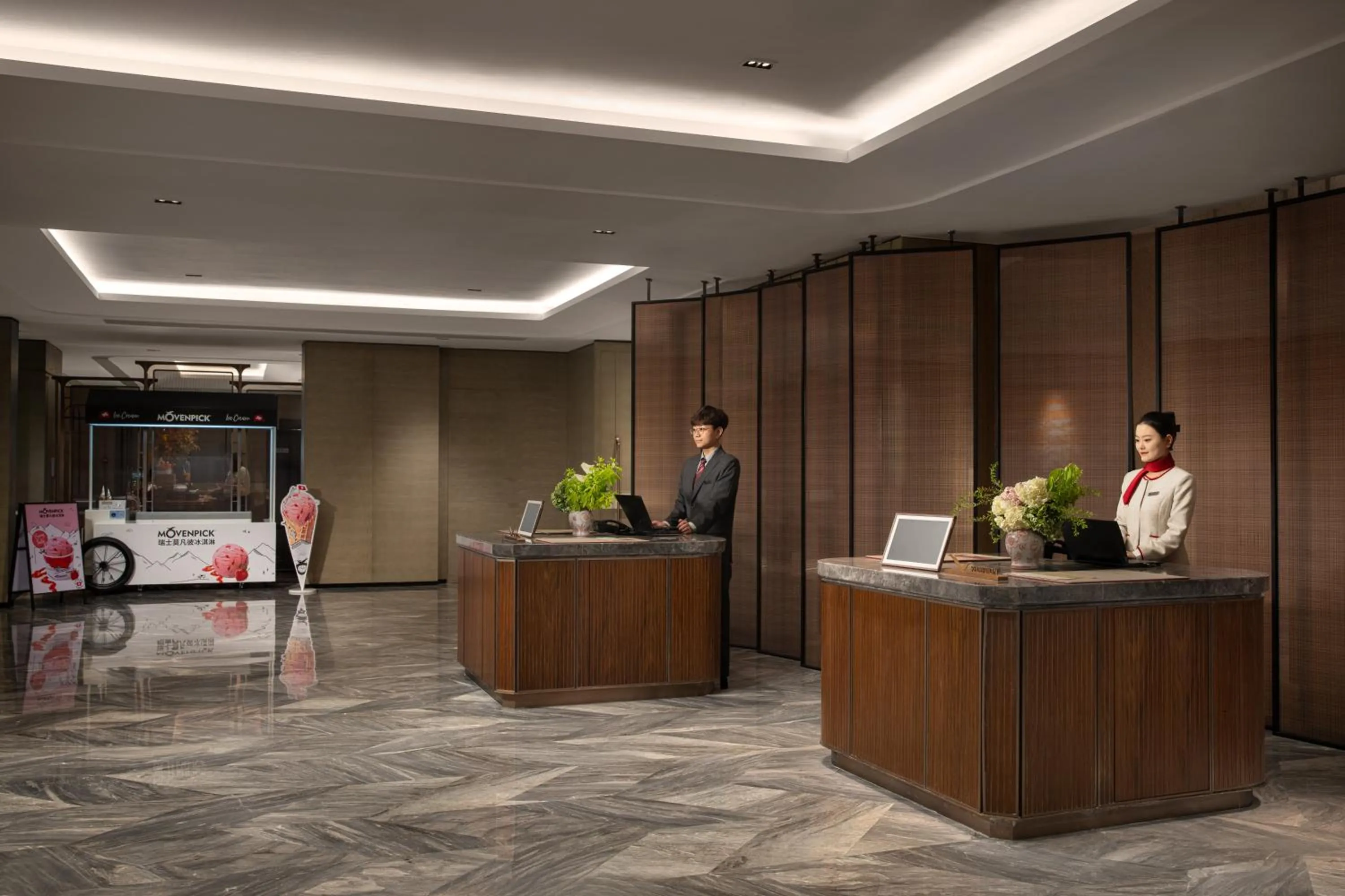 Lobby or reception in Mövenpick by Accor Shanghai People's Square