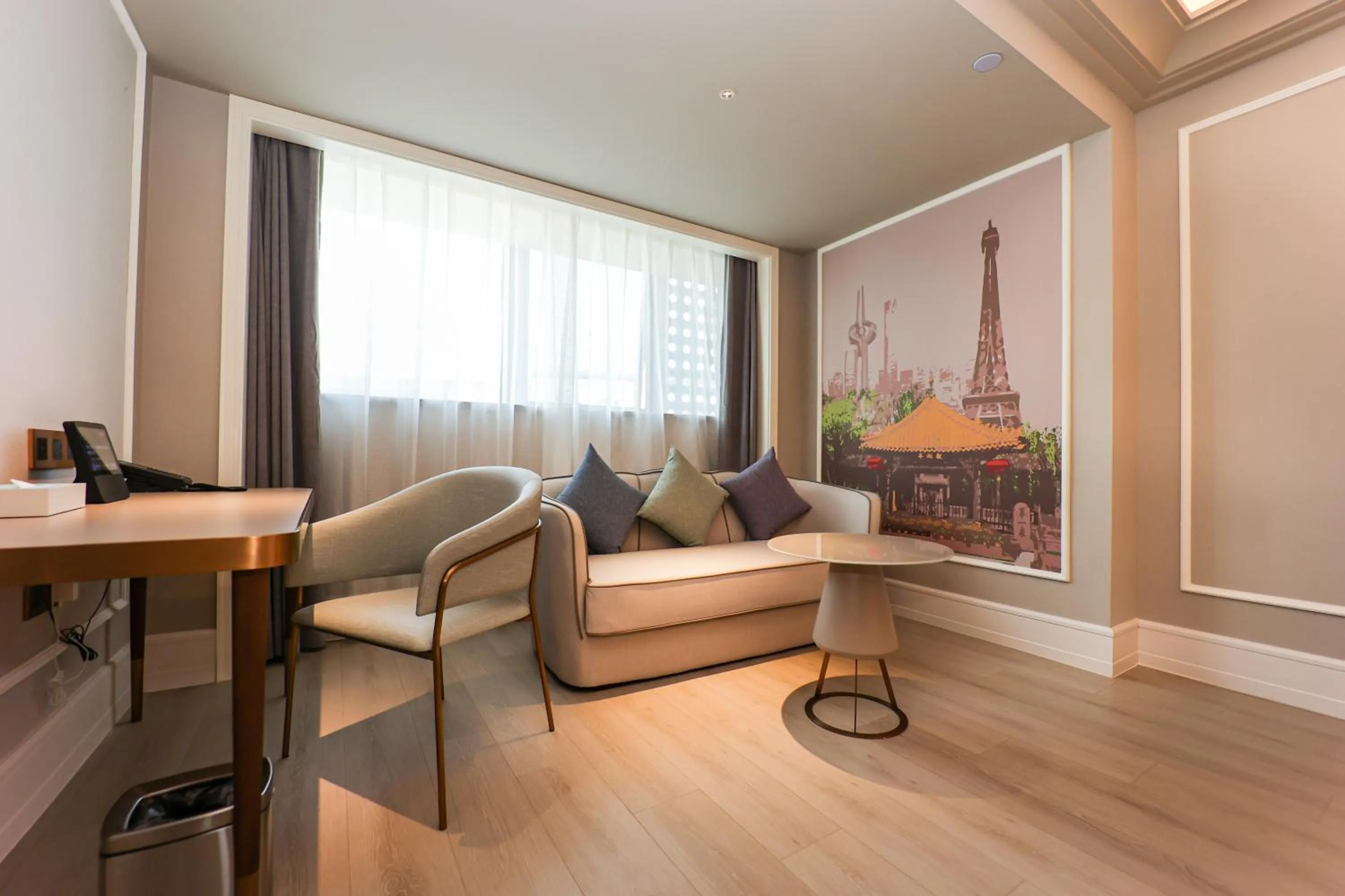 Seating area in Mercure Jinan West Railway Station