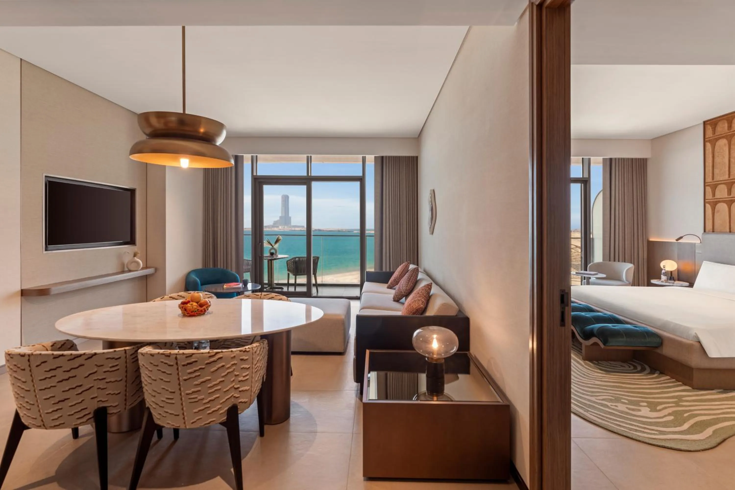 Bed in SO Ras Al Khaimah Hotel & Resort-Ultra All Inclusive