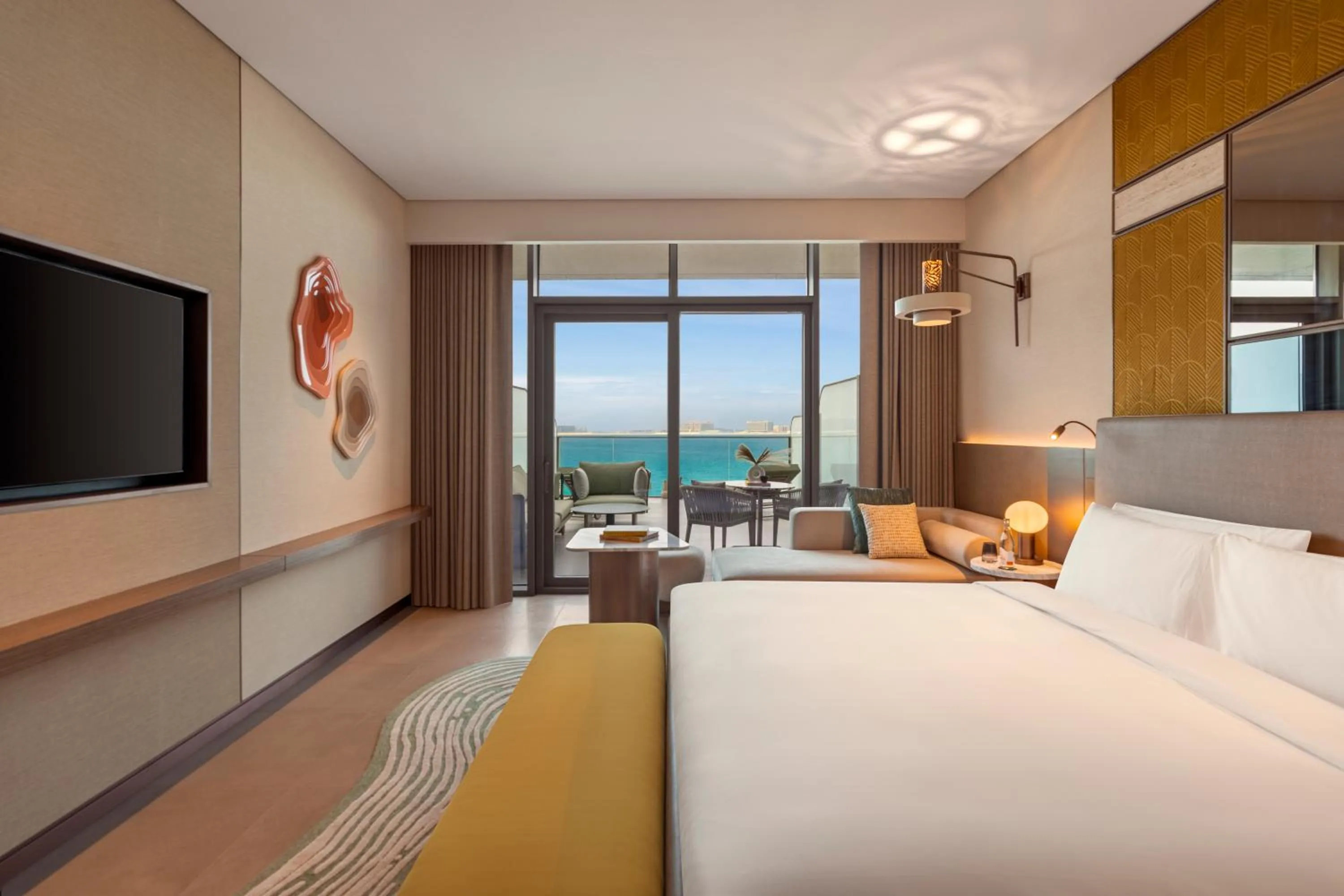 Bed in SO Ras Al Khaimah Hotel & Resort-Ultra All Inclusive