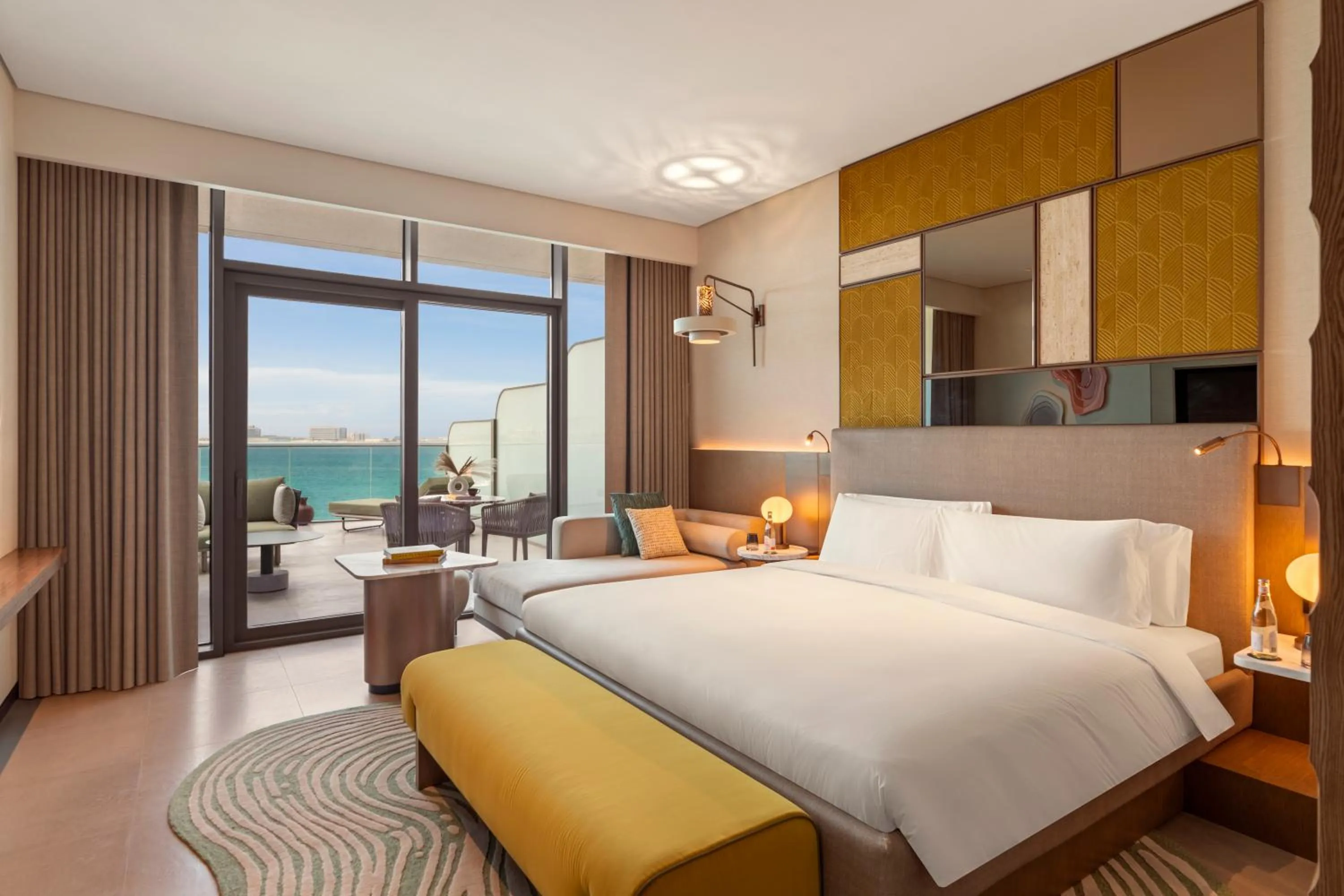 Bed in SO Ras Al Khaimah Hotel & Resort-Ultra All Inclusive