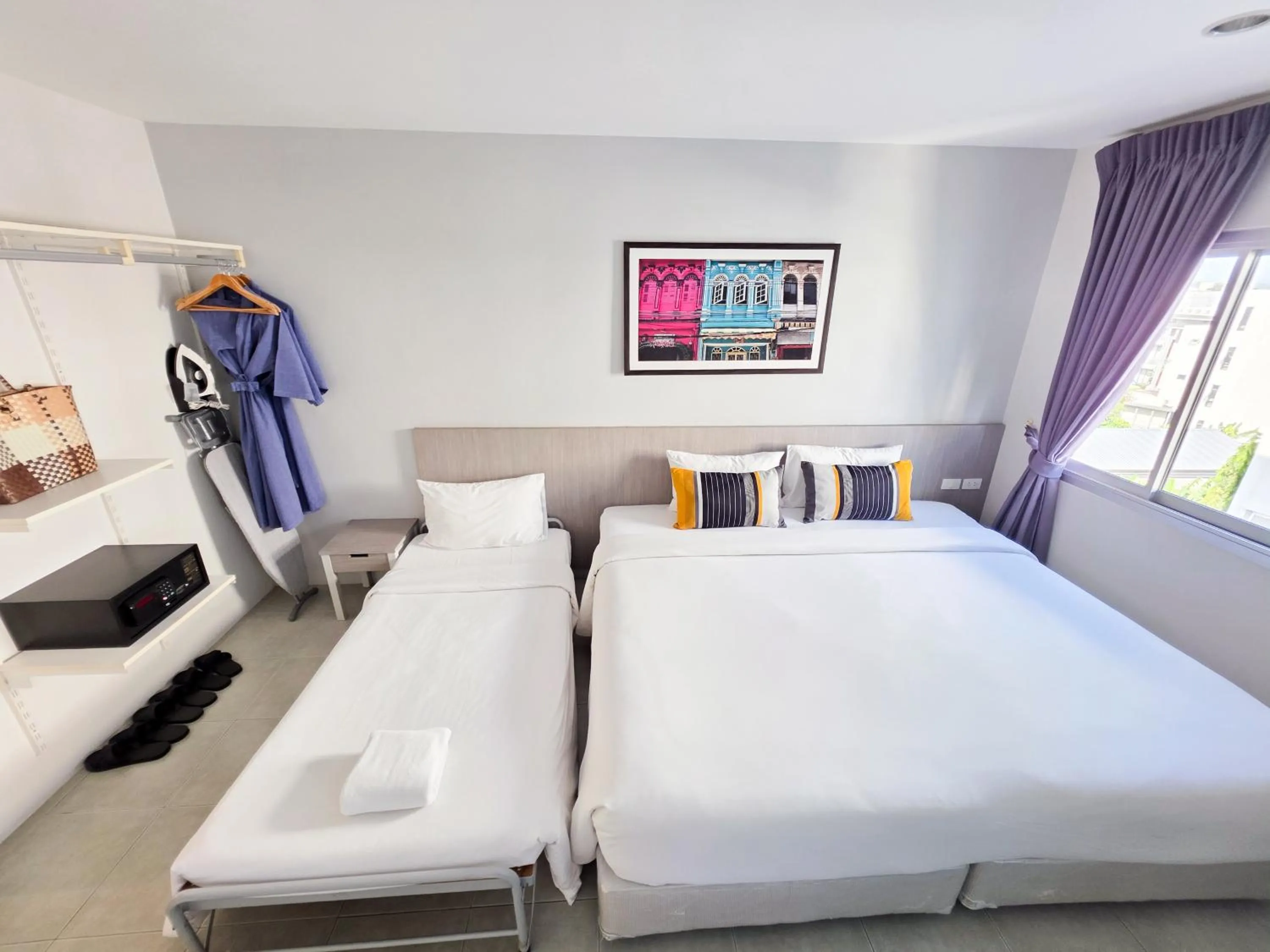 Decorative detail, Bed in Recenta Suite Phuket Suanluang