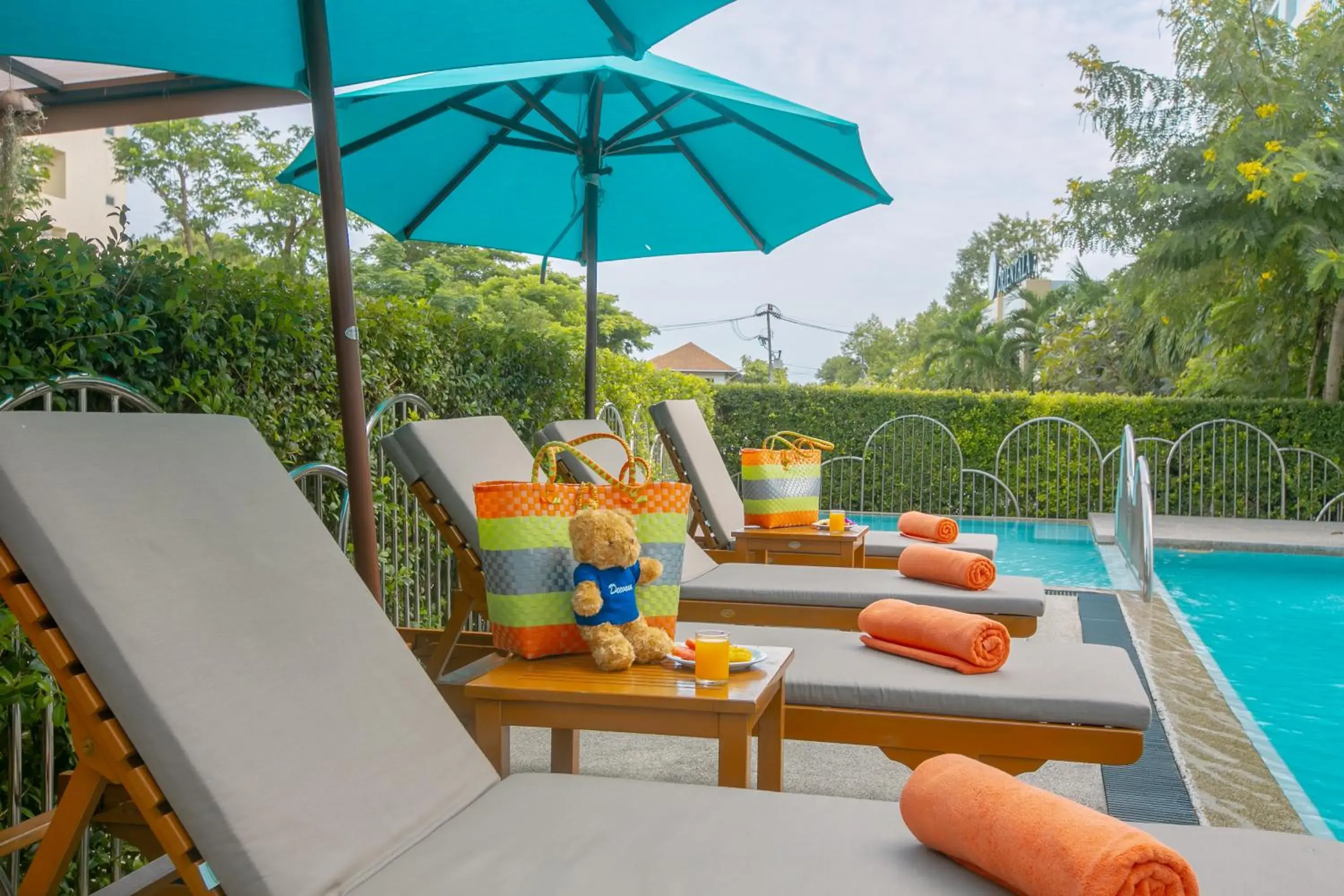 Swimming pool in Recenta Suite Phuket Suanluang Swimming pool in Recenta Suite Phuket Suanluang