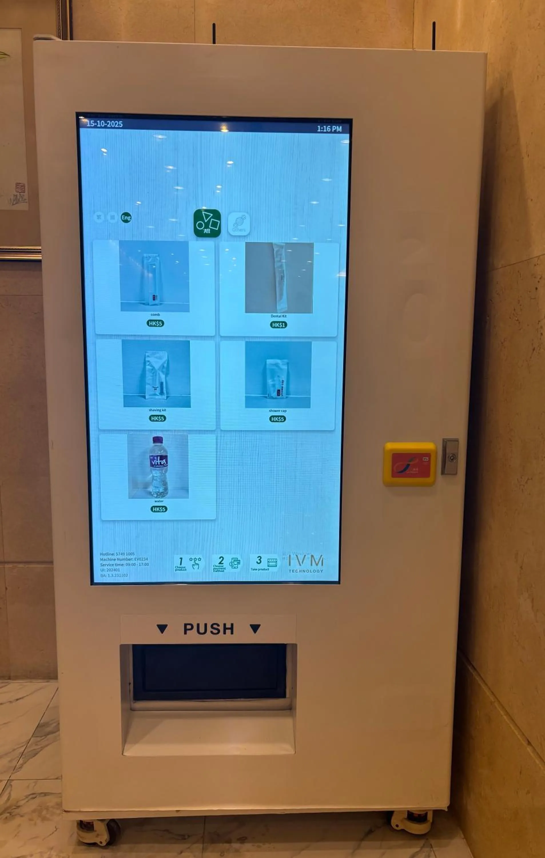 vending machine in Ramada Hong Kong Grand View
