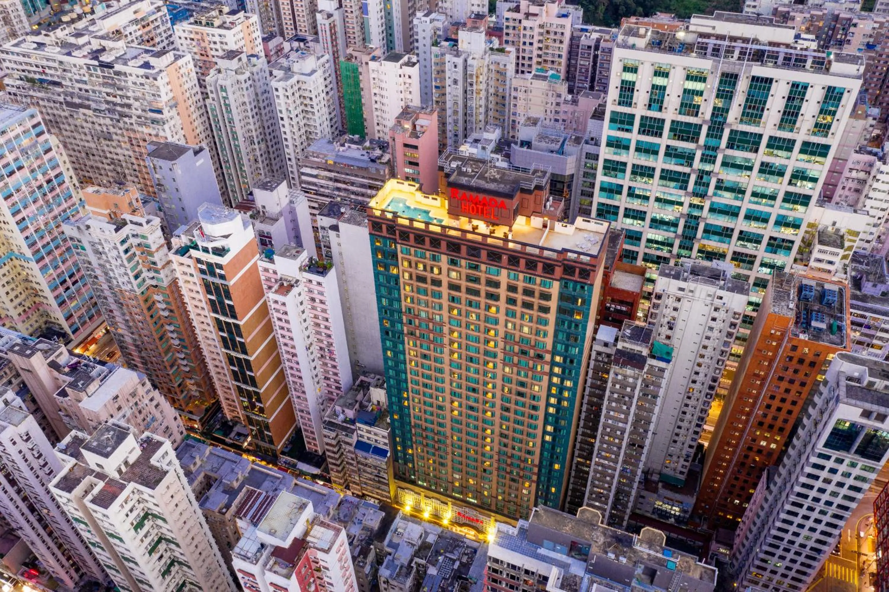 Bird's eye view in Ramada Hong Kong Grand View