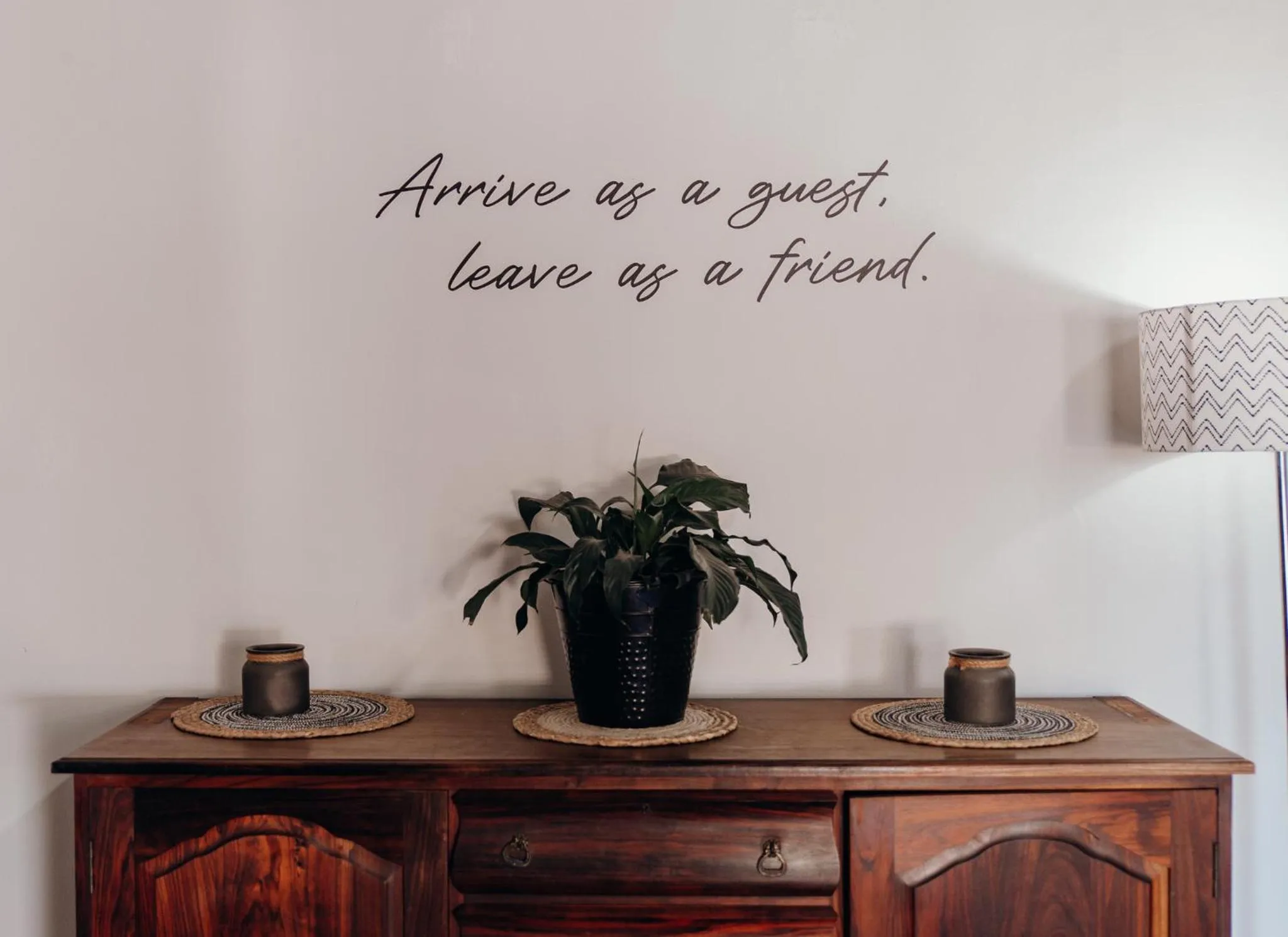 Text overlay in George Lodge International