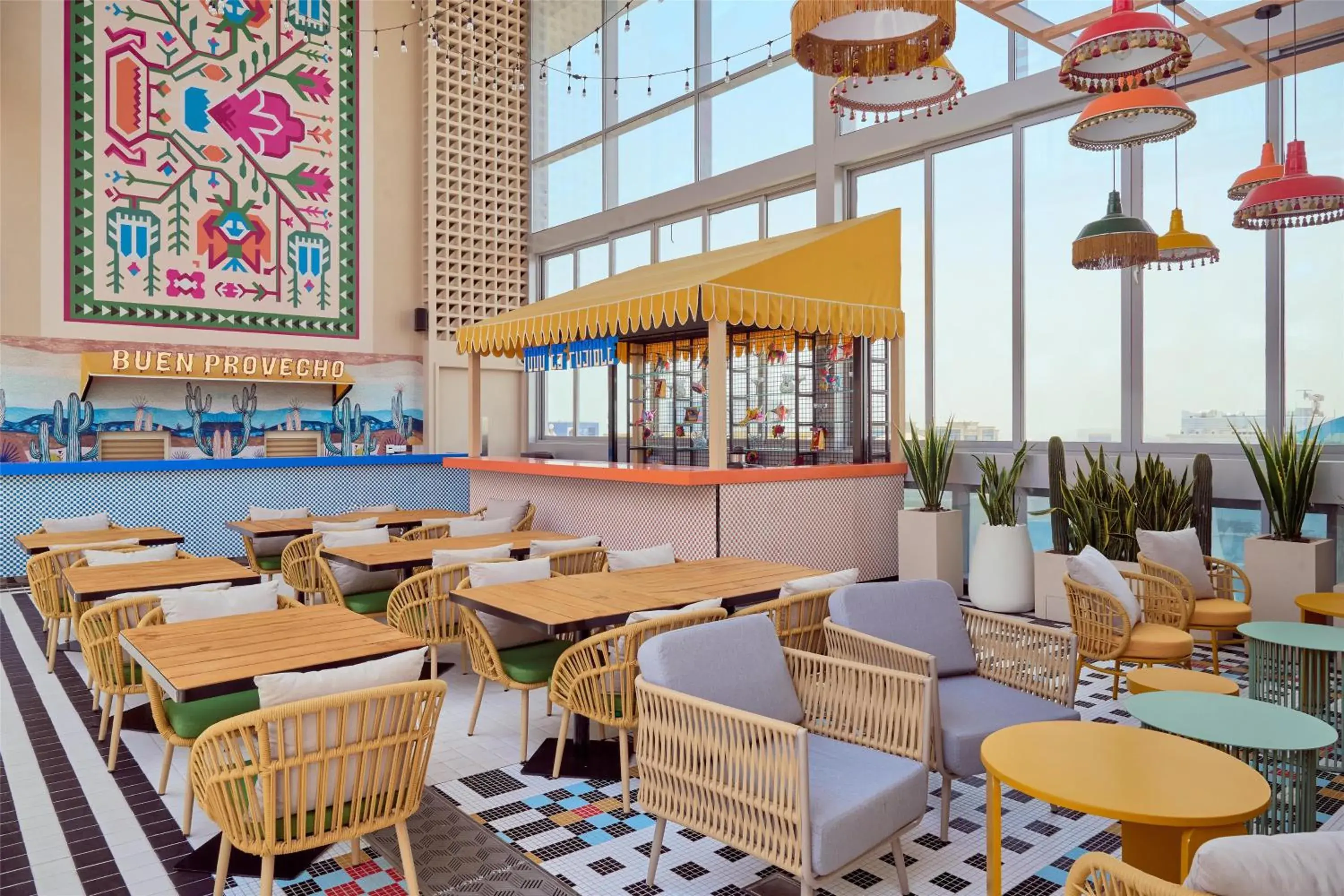 Lounge or bar in DoubleTree by Hilton Doha Old Town Lounge or bar in DoubleTree by Hilton Doha Old Town