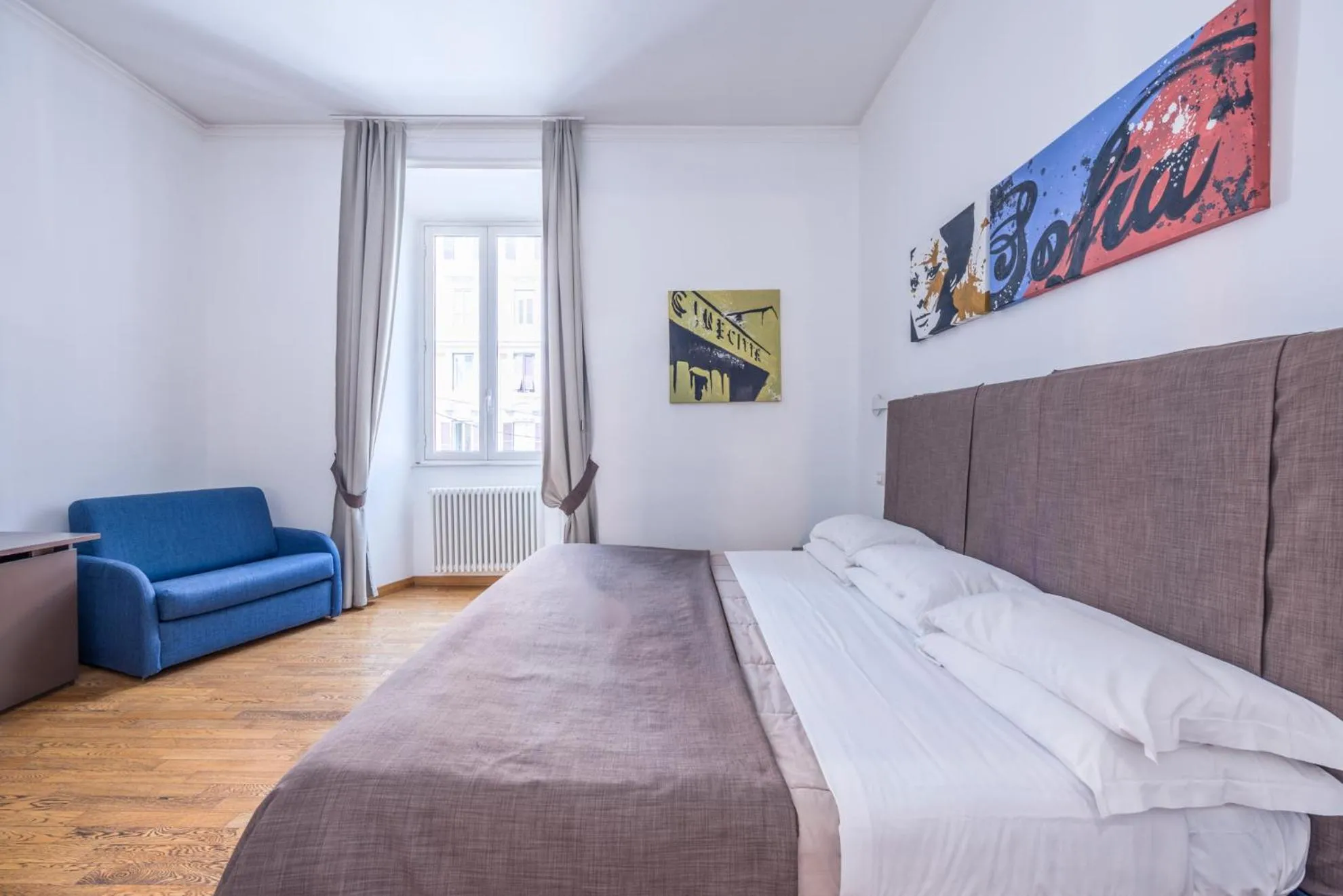 Bed in Rome Armony Suites