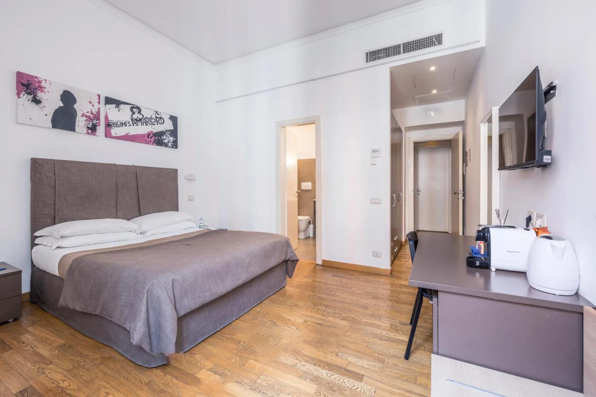 Bed in Rome Armony Suites