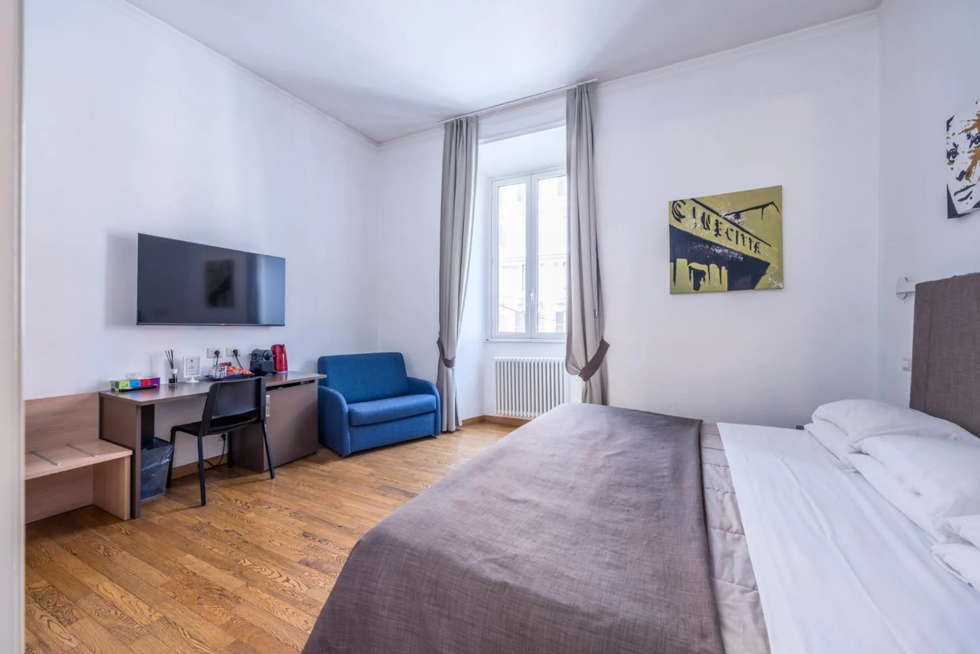 Bed in Rome Armony Suites