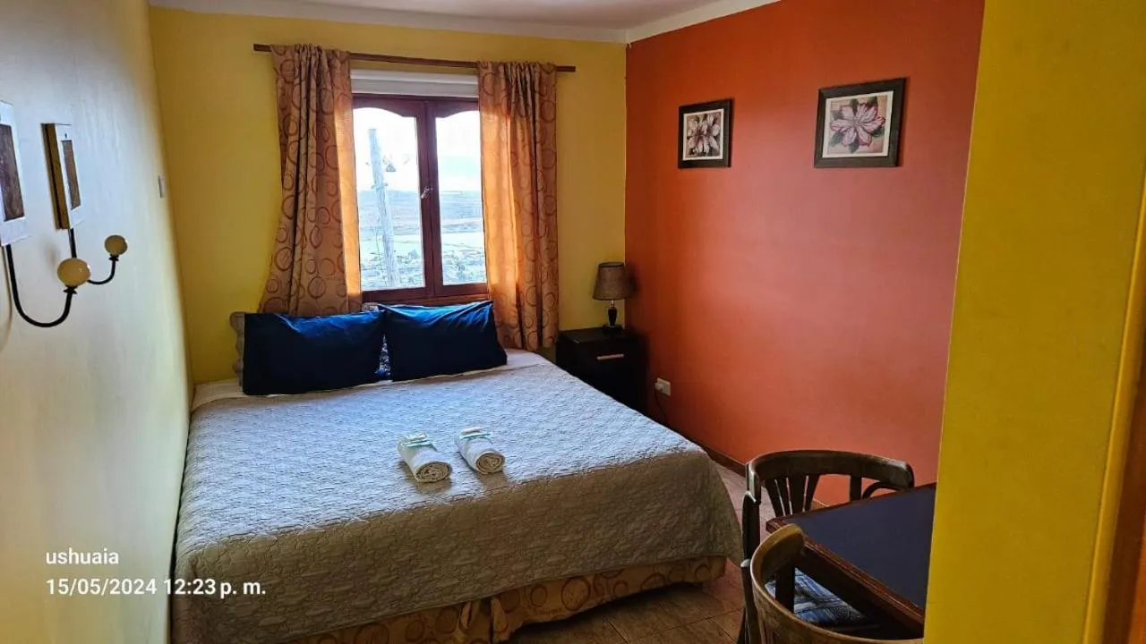 Bed in Mirador del Beagle Hosteria