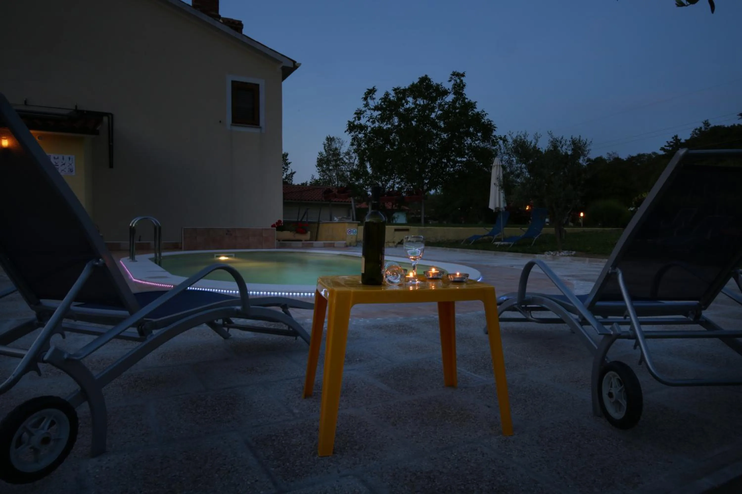 Swimming pool in Mobile Homes Romantik