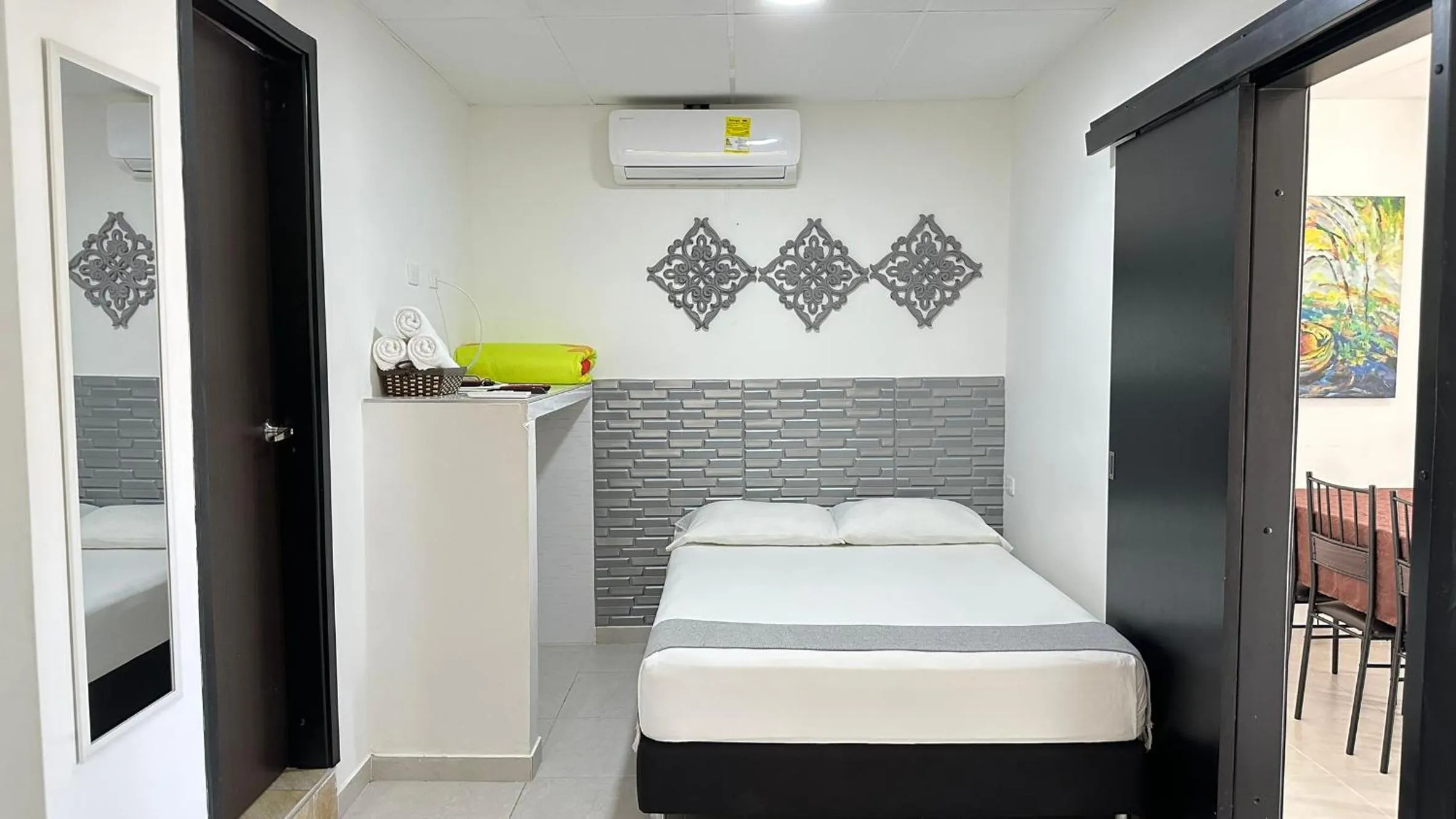 Bed in Las Piloneras Apartahotel