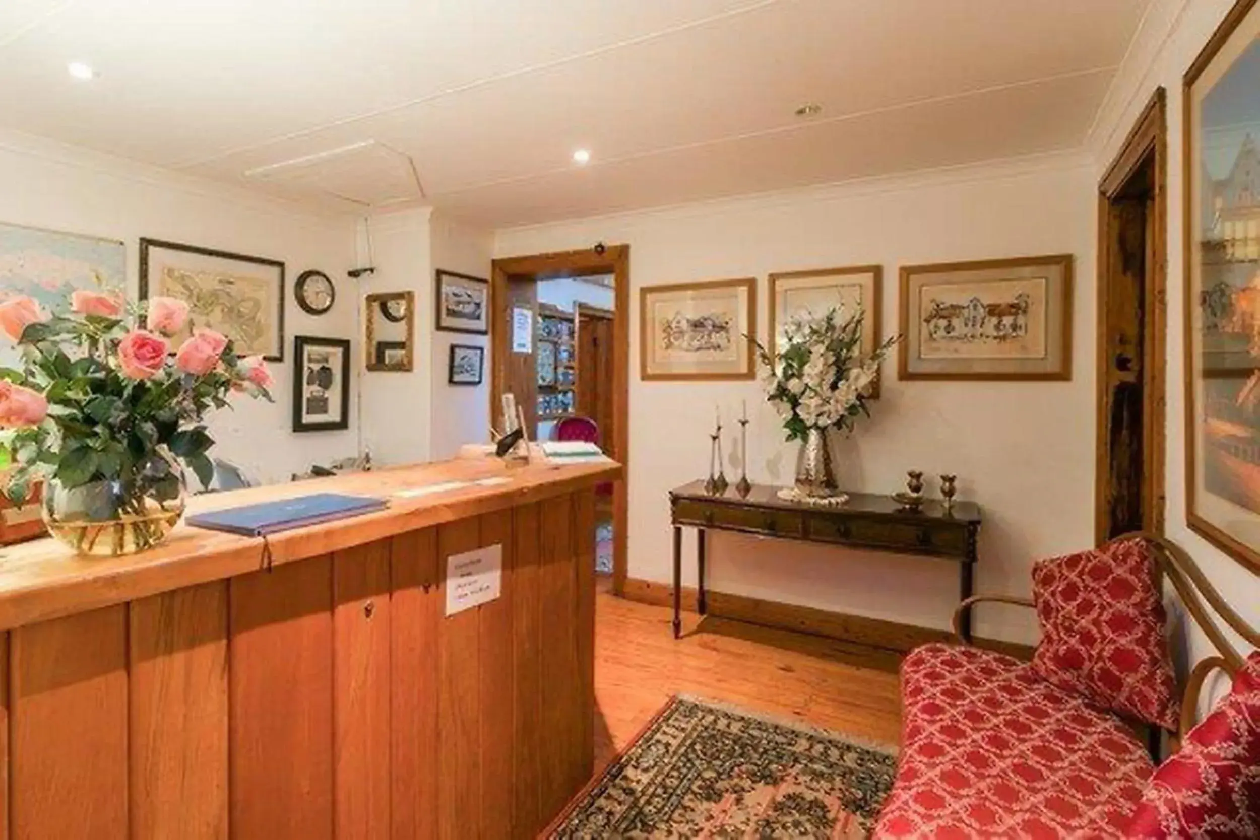 Lobby or reception in Knysna Manor House Lobby or reception in Knysna Manor House