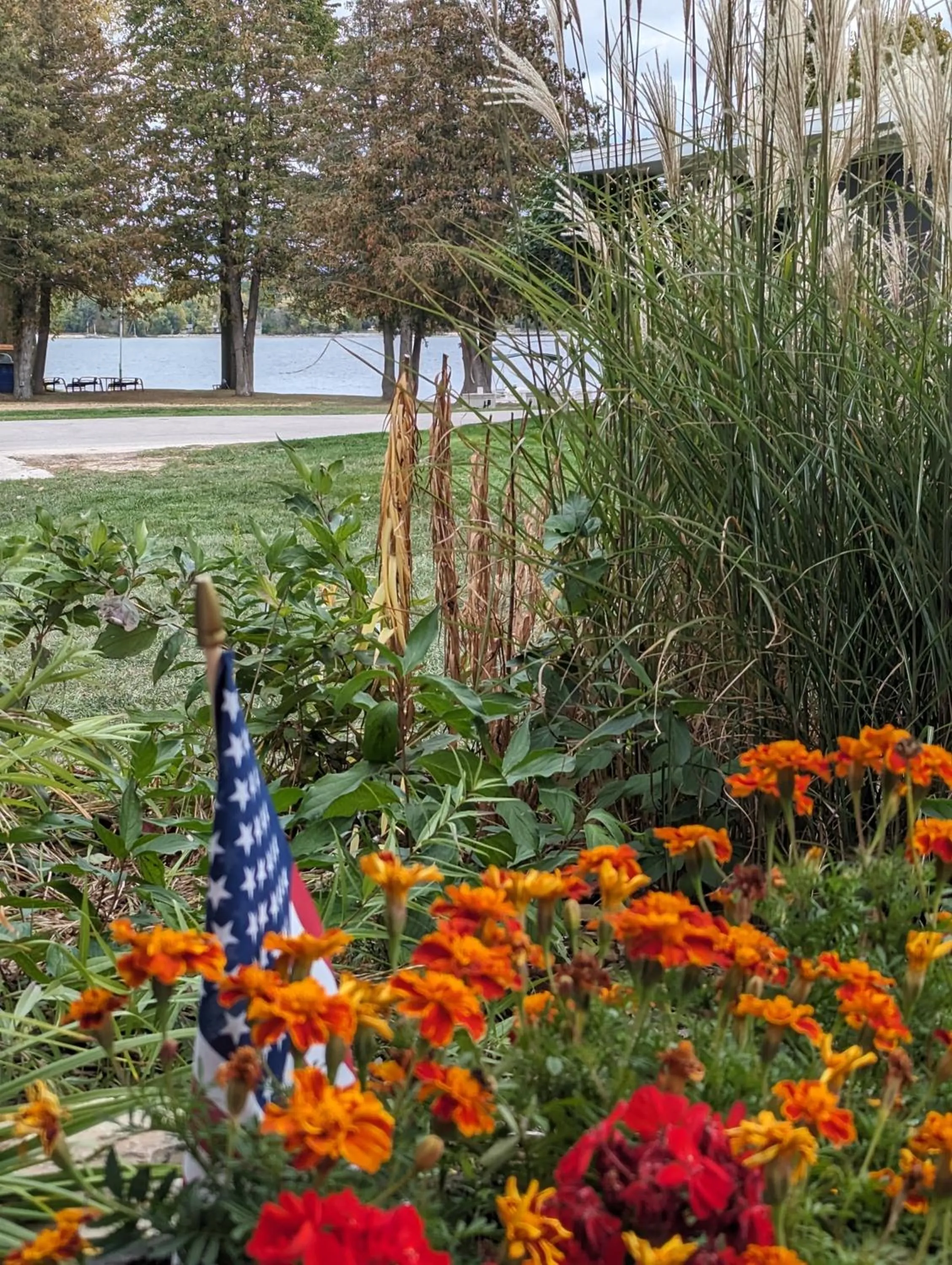Inner courtyard view in Beach Harbor Resort