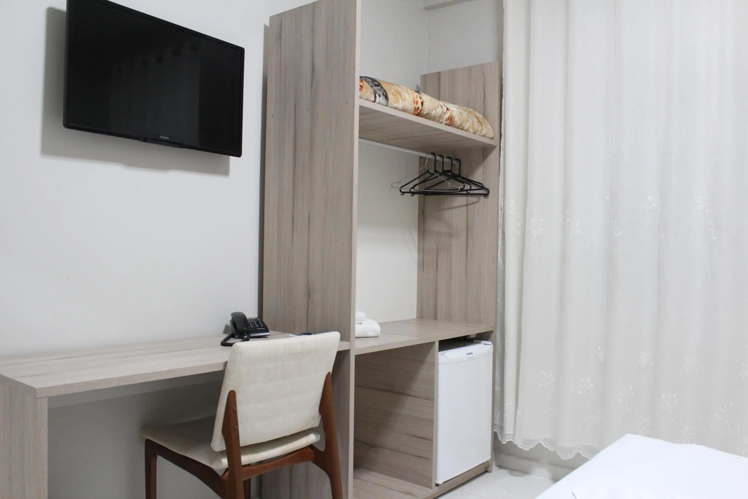 Bed in AJ Hotel Chapecó - Fácil Acesso Pátio Shopping e Rótula da Bandeira