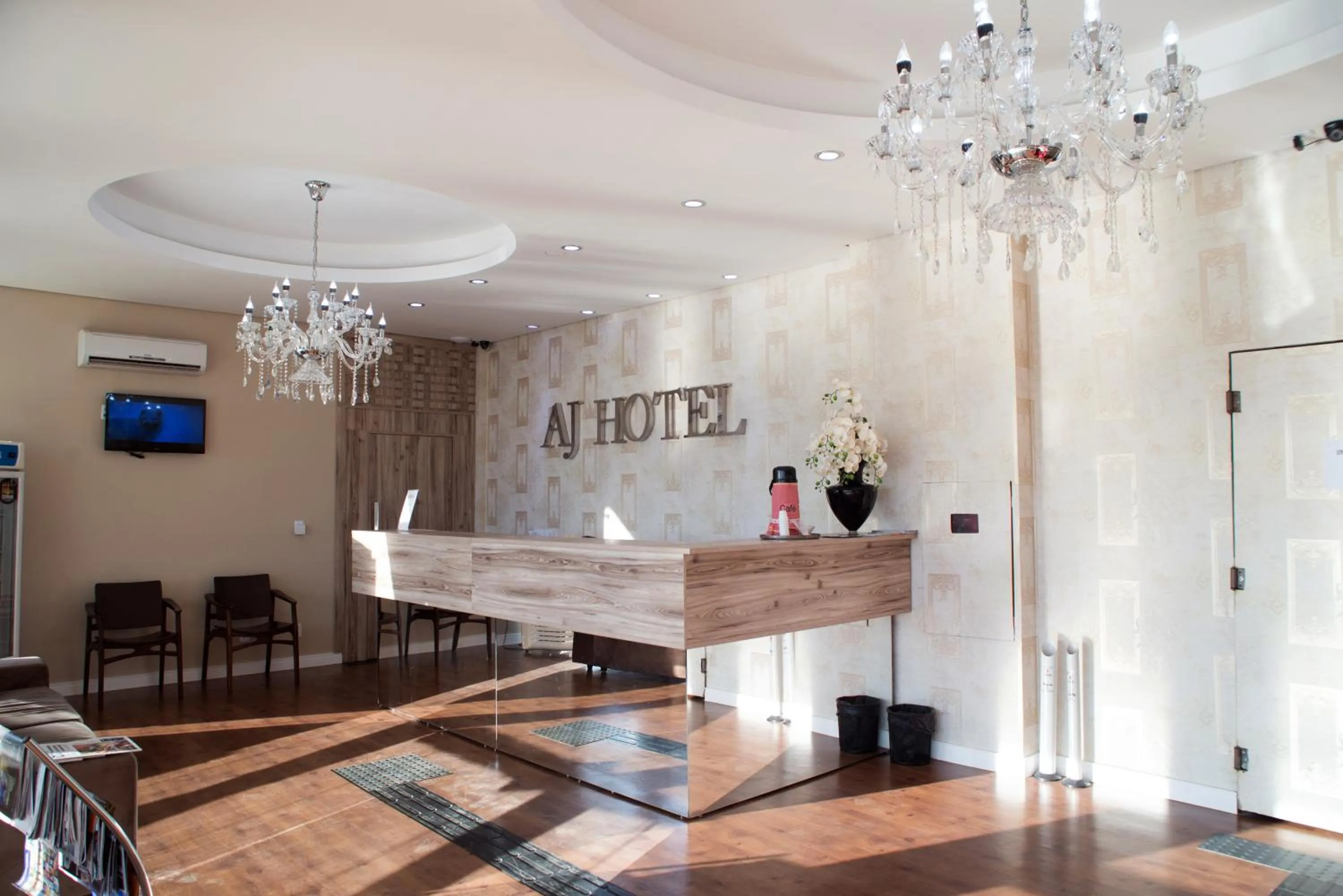 Living room in AJ Hotel Chapecó - Fácil Acesso Pátio Shopping e Rótula da Bandeira