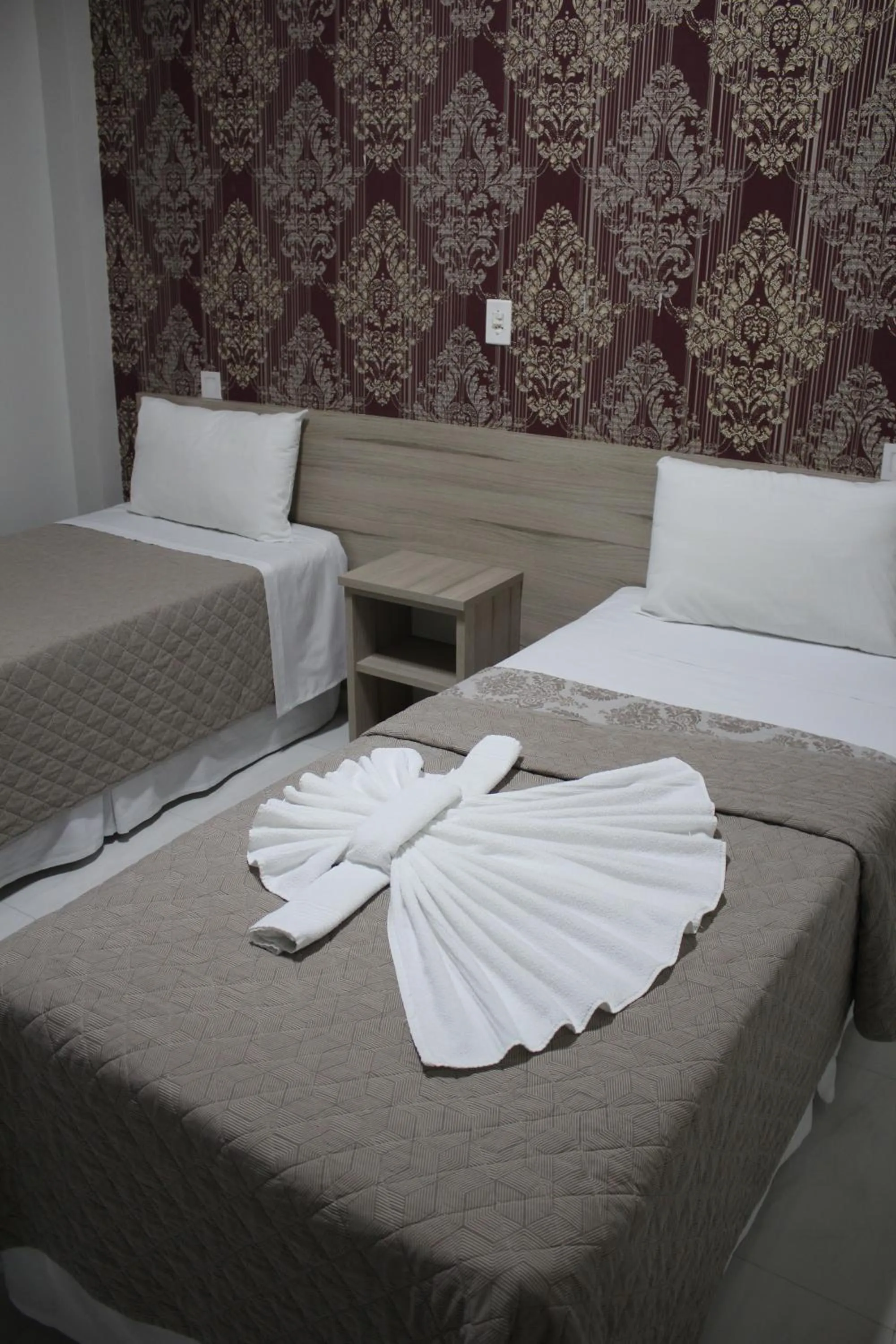 Bed in AJ Hotel Chapecó - Fácil Acesso Pátio Shopping e Rótula da Bandeira