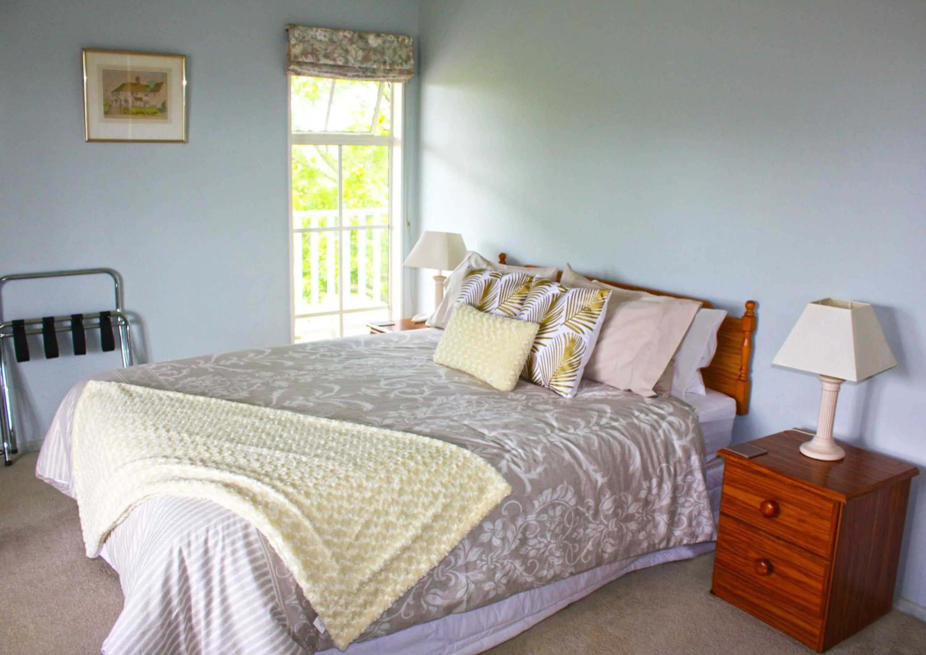 Bed in Matakohe House