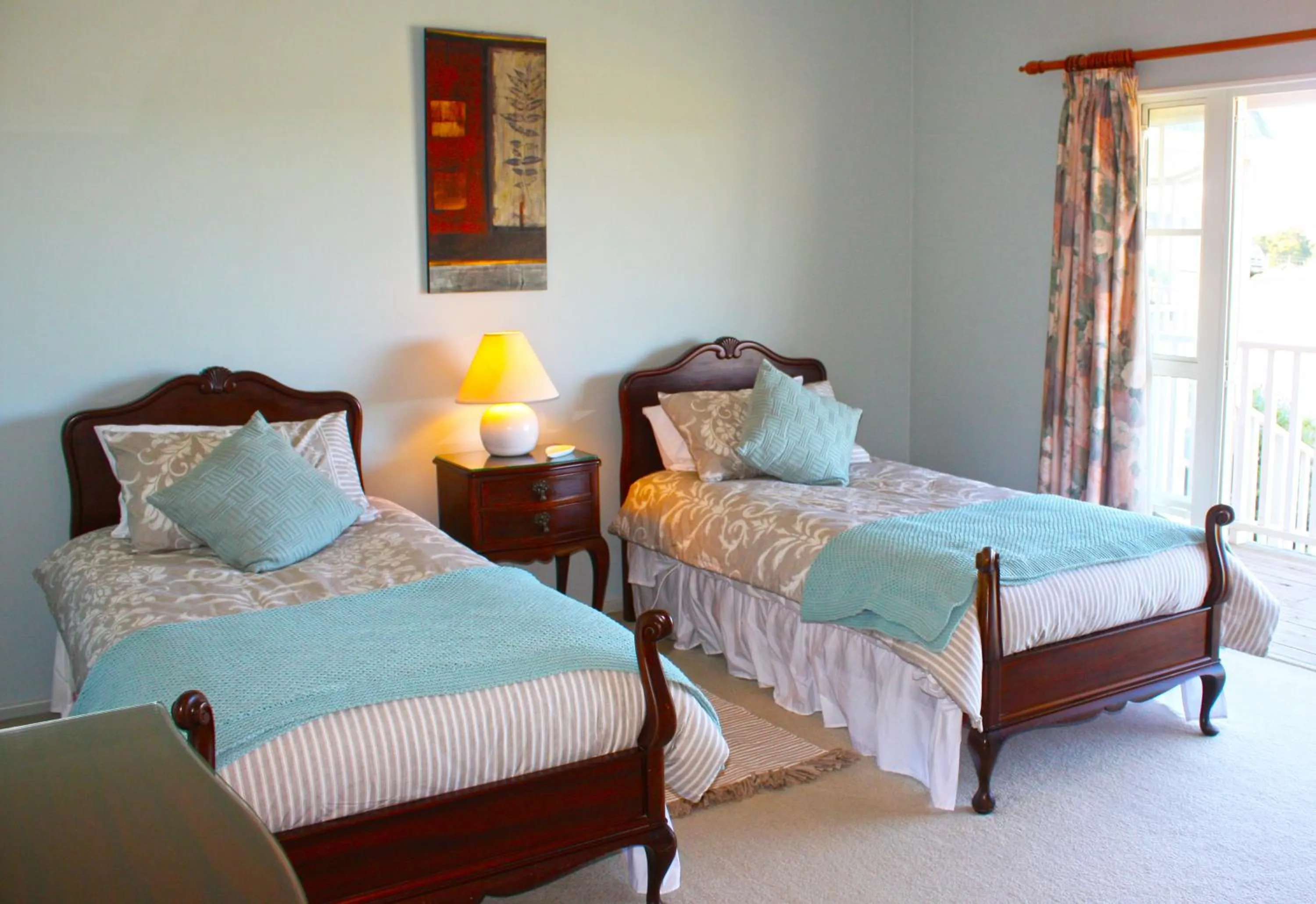 Bed in Matakohe House