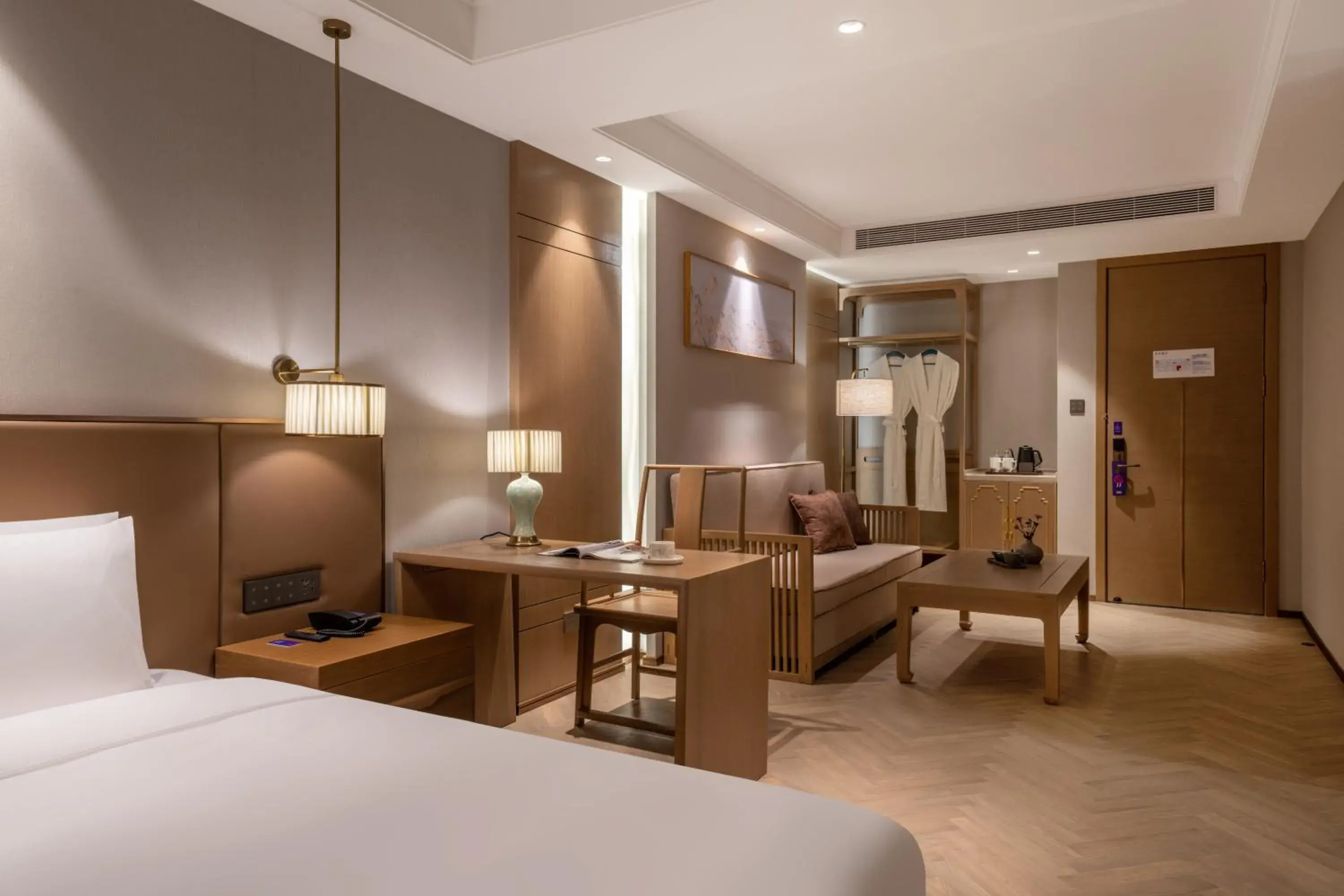 Superior Double Room in Manxin Hotel Qingdao Xindu Superior Double Room in Manxin Hotel Qingdao Xindu