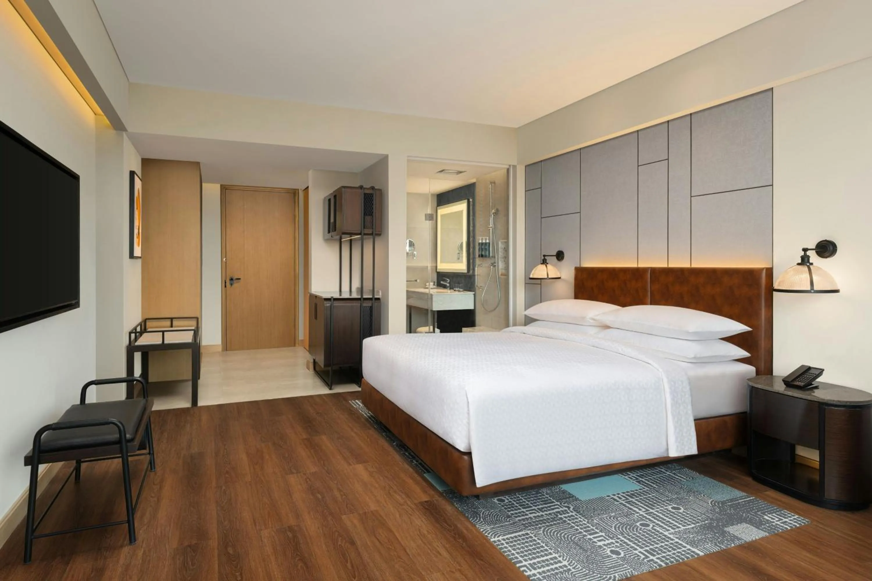 Bedroom, Bed in Four Points by Sheraton Amritsar, Mall Road