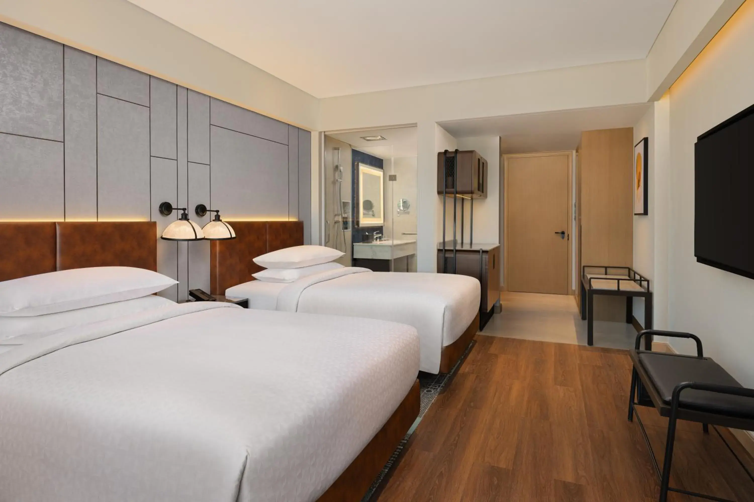 Deluxe Room, 2 Double, City View in Four Points by Sheraton Amritsar, Mall Road Deluxe Room, 2 Double, City View in Four Points by Sheraton Amritsar, Mall Road