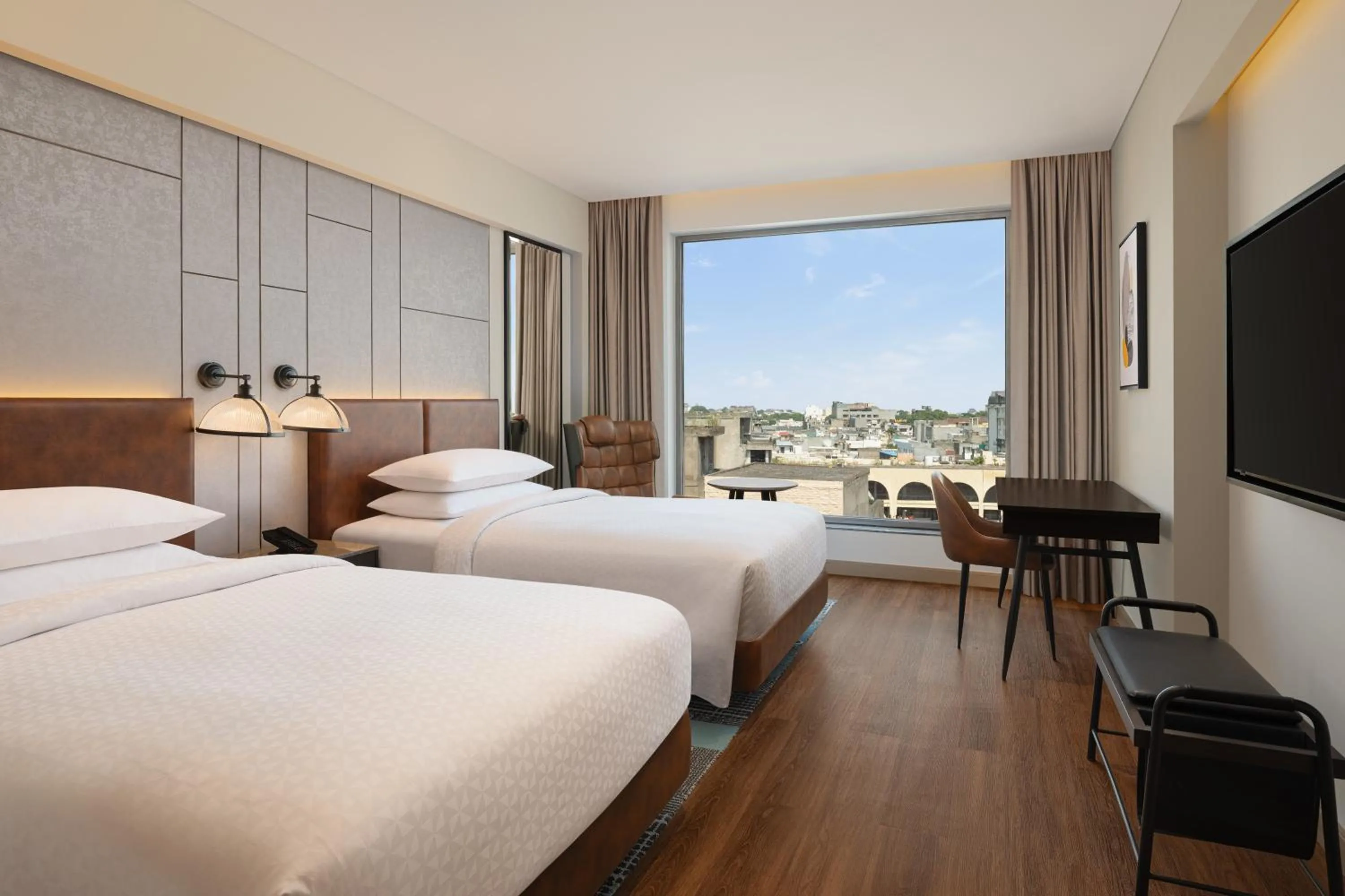 Bedroom, Bed in Four Points by Sheraton Amritsar, Mall Road