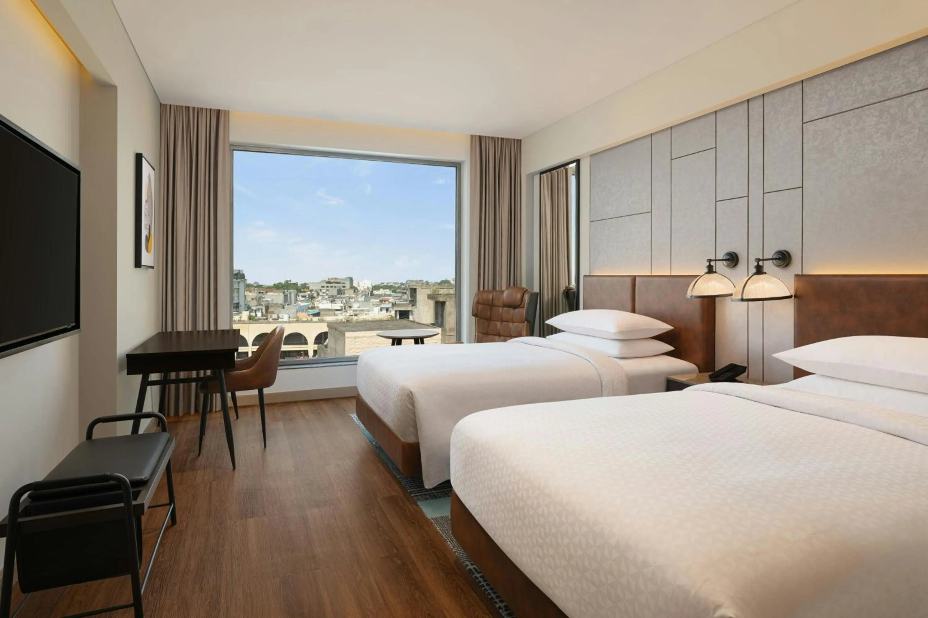 Bedroom, Bed in Four Points by Sheraton Amritsar, Mall Road