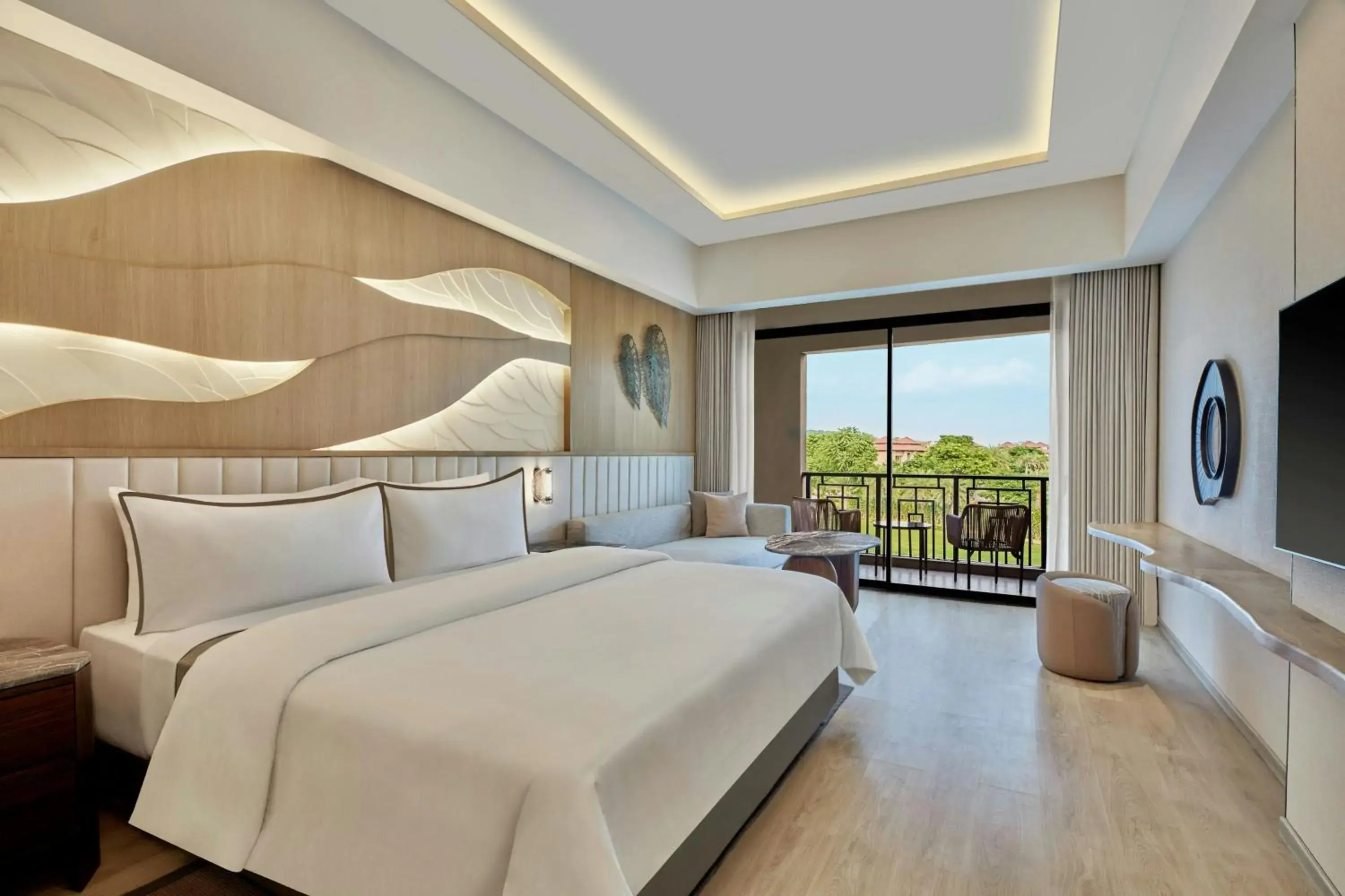 Deluxe King Room with Balcony and Resort View in The Westin Jaipur Kant Kalwar Resort and Spa Deluxe King Room with Balcony and Resort View in The Westin Jaipur Kant Kalwar Resort and Spa