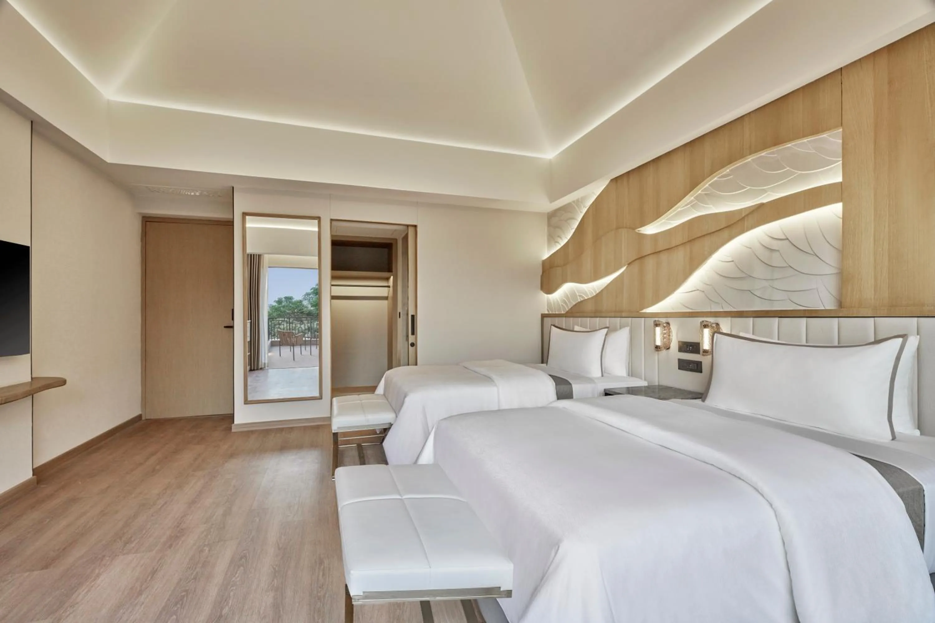 Premium Villa with Two Single Beds and Balcony - Resort View in The Westin Jaipur Kant Kalwar Resort and Spa