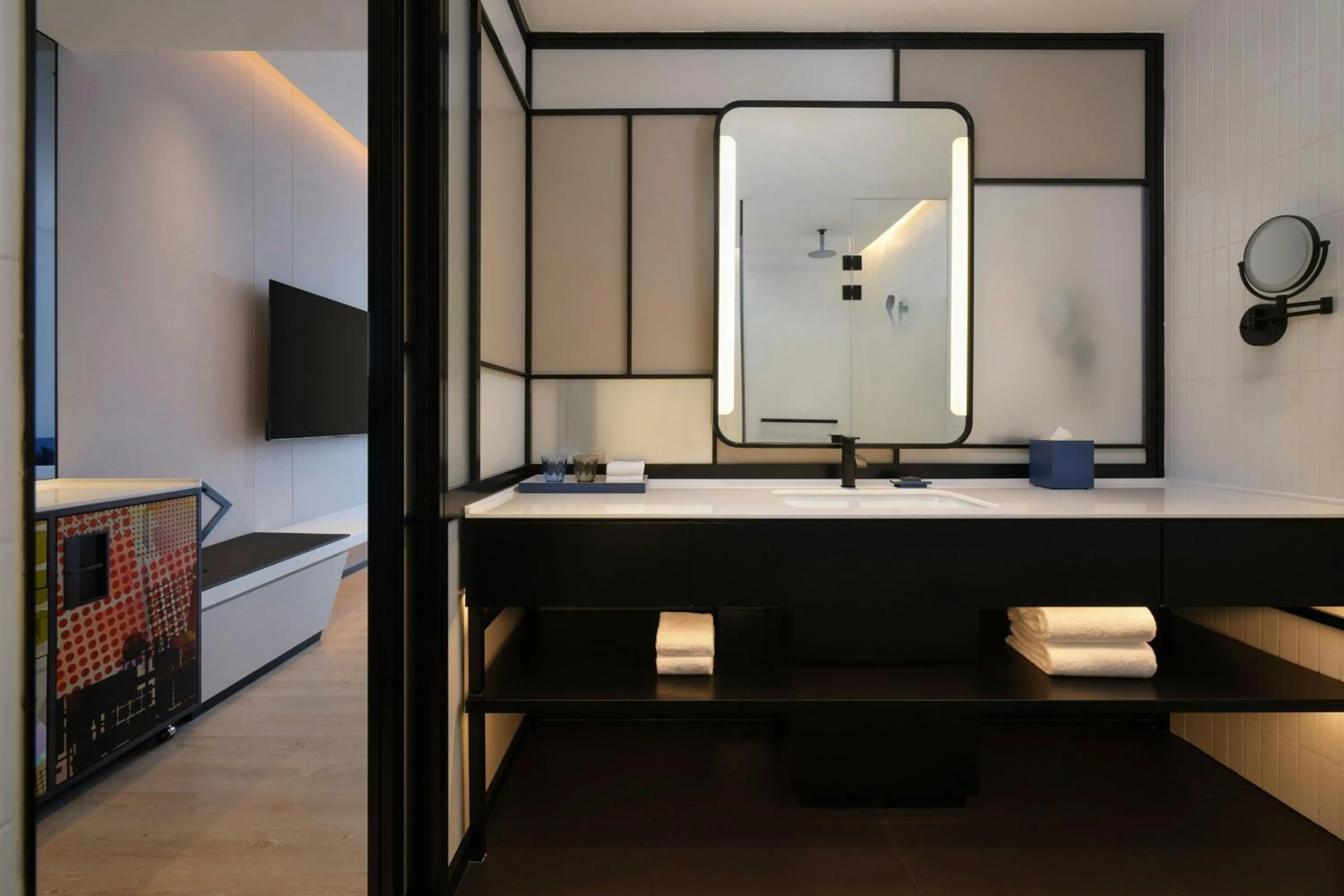 Bathroom in Aloft Shanghai Hongqiao
