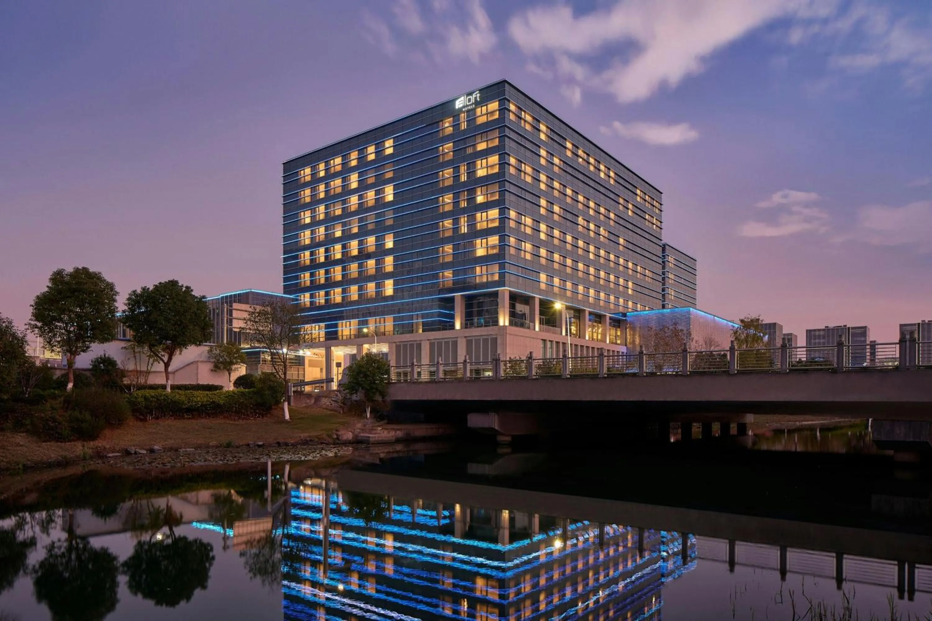 Property building in Aloft Shanghai Hongqiao