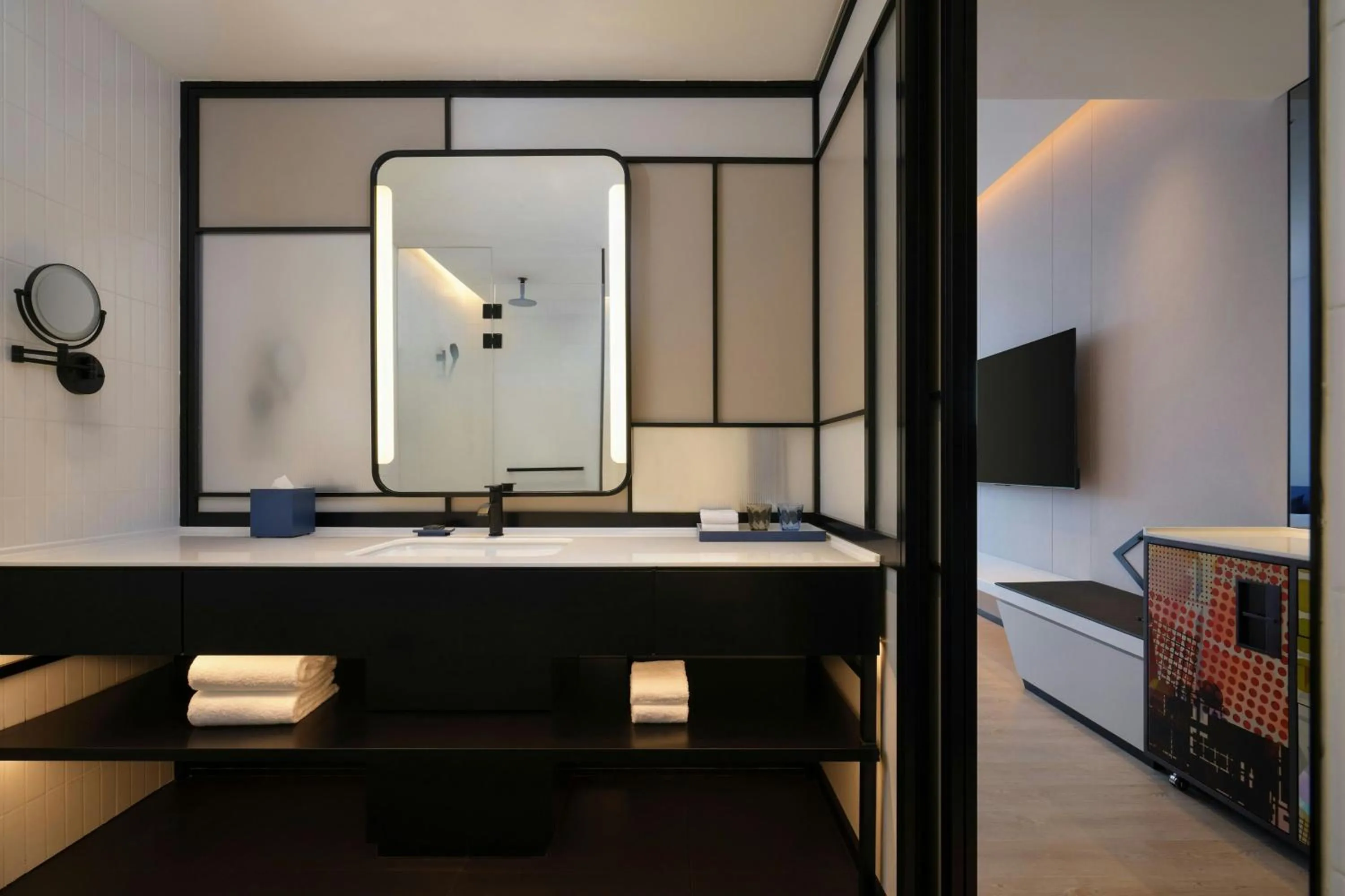 Bathroom in Aloft Shanghai Hongqiao