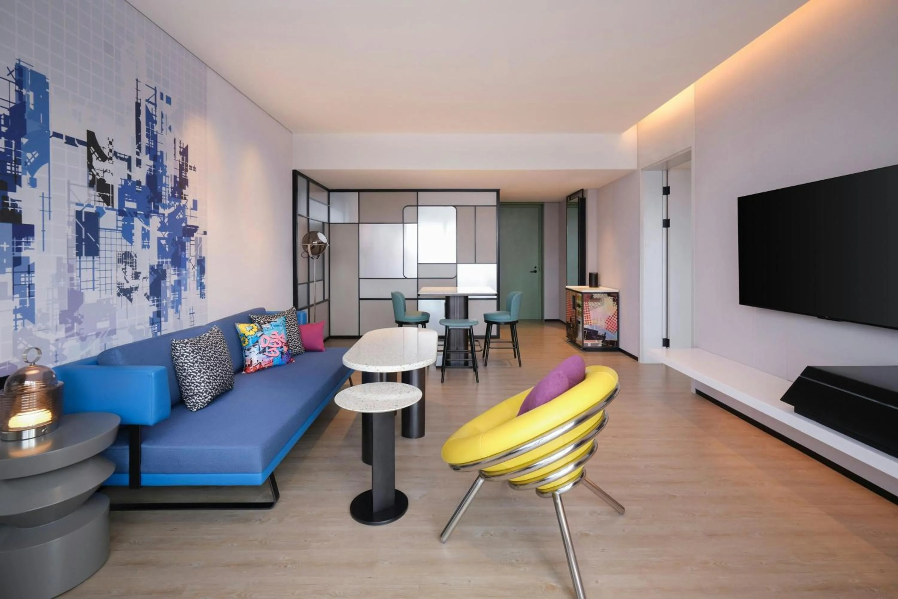 Living room in Aloft Shanghai Hongqiao