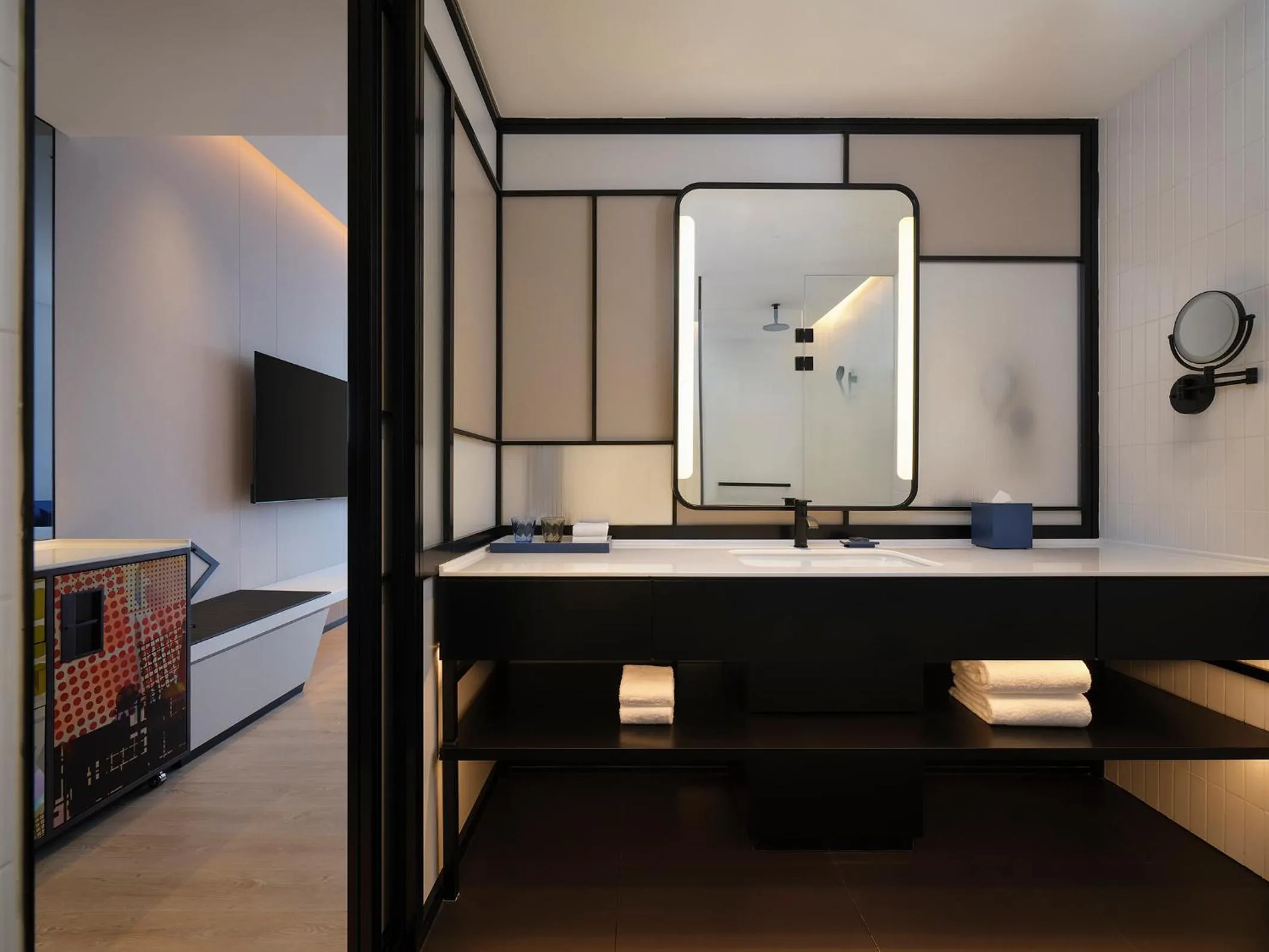 Bathroom in Aloft Shanghai Hongqiao