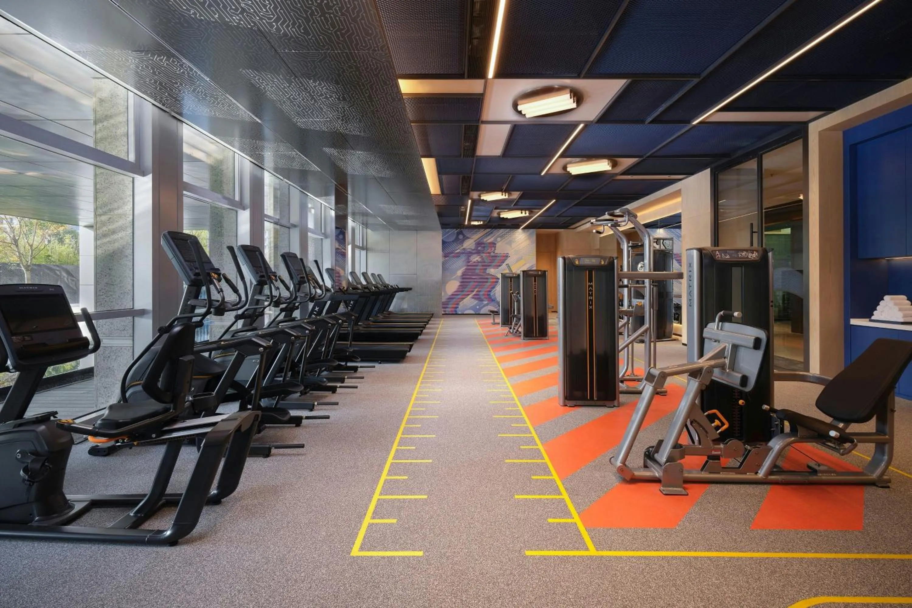 Fitness centre/facilities in Aloft Shanghai Hongqiao