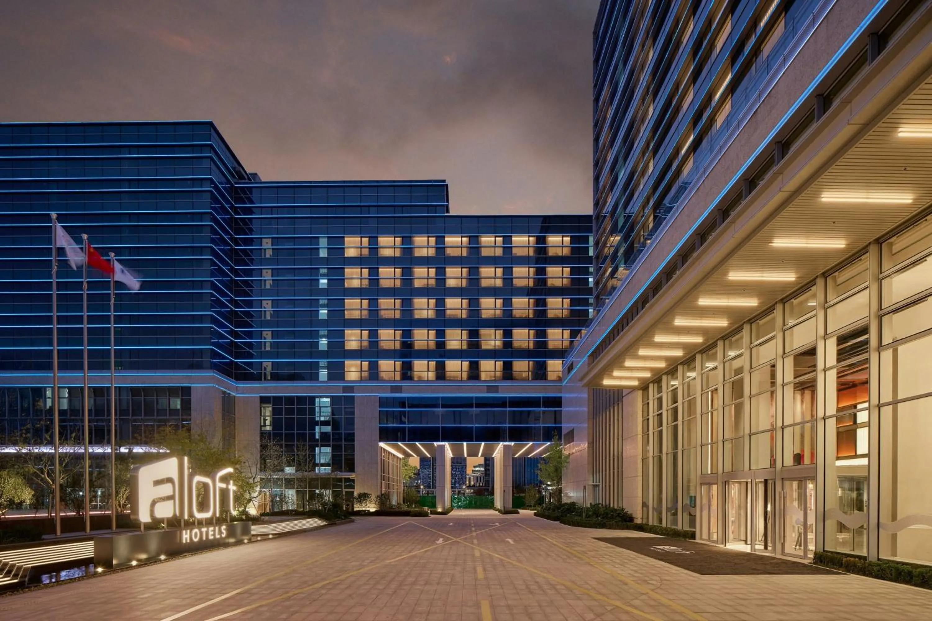 Property building in Aloft Shanghai Hongqiao