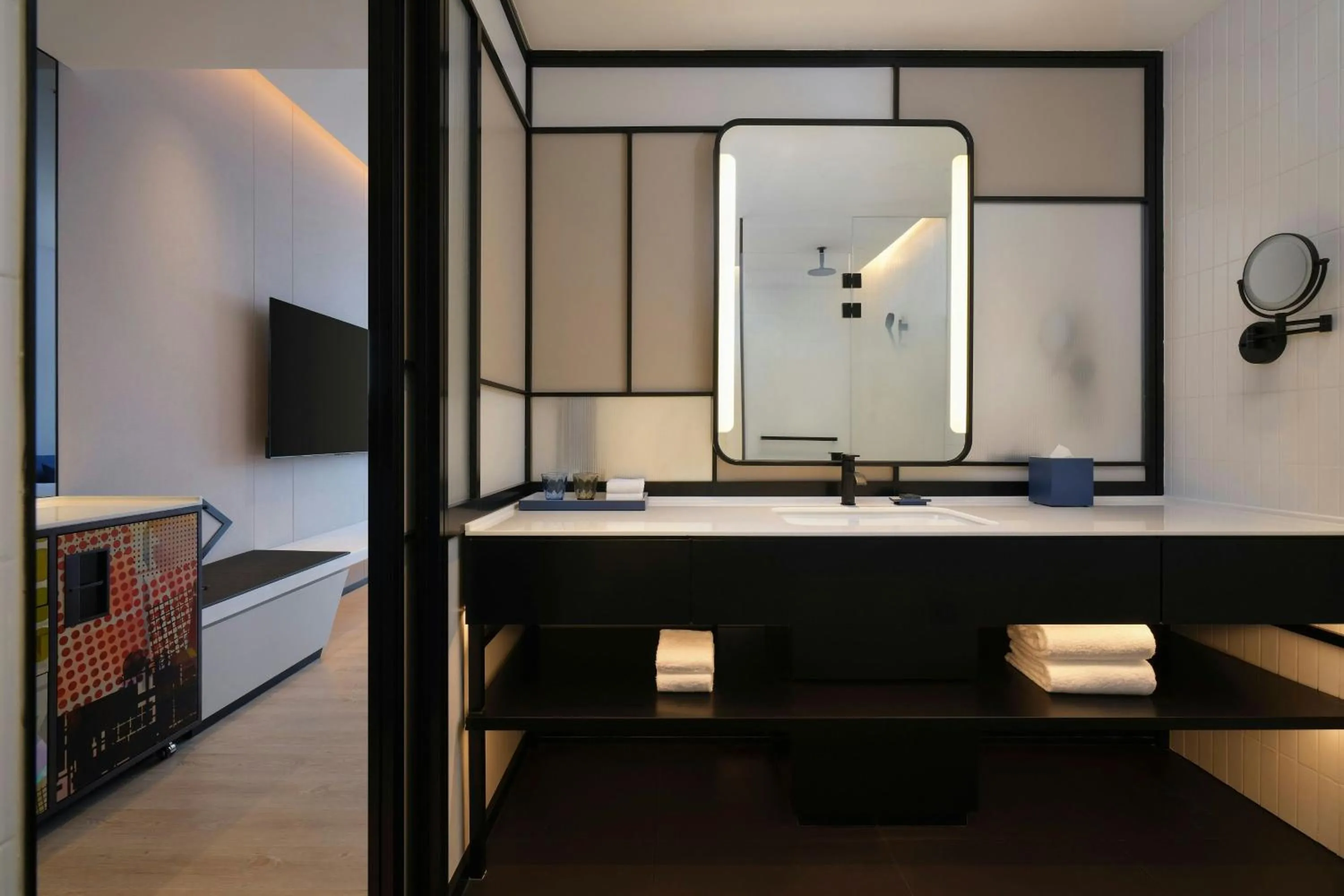 Bathroom in Aloft Shanghai Hongqiao