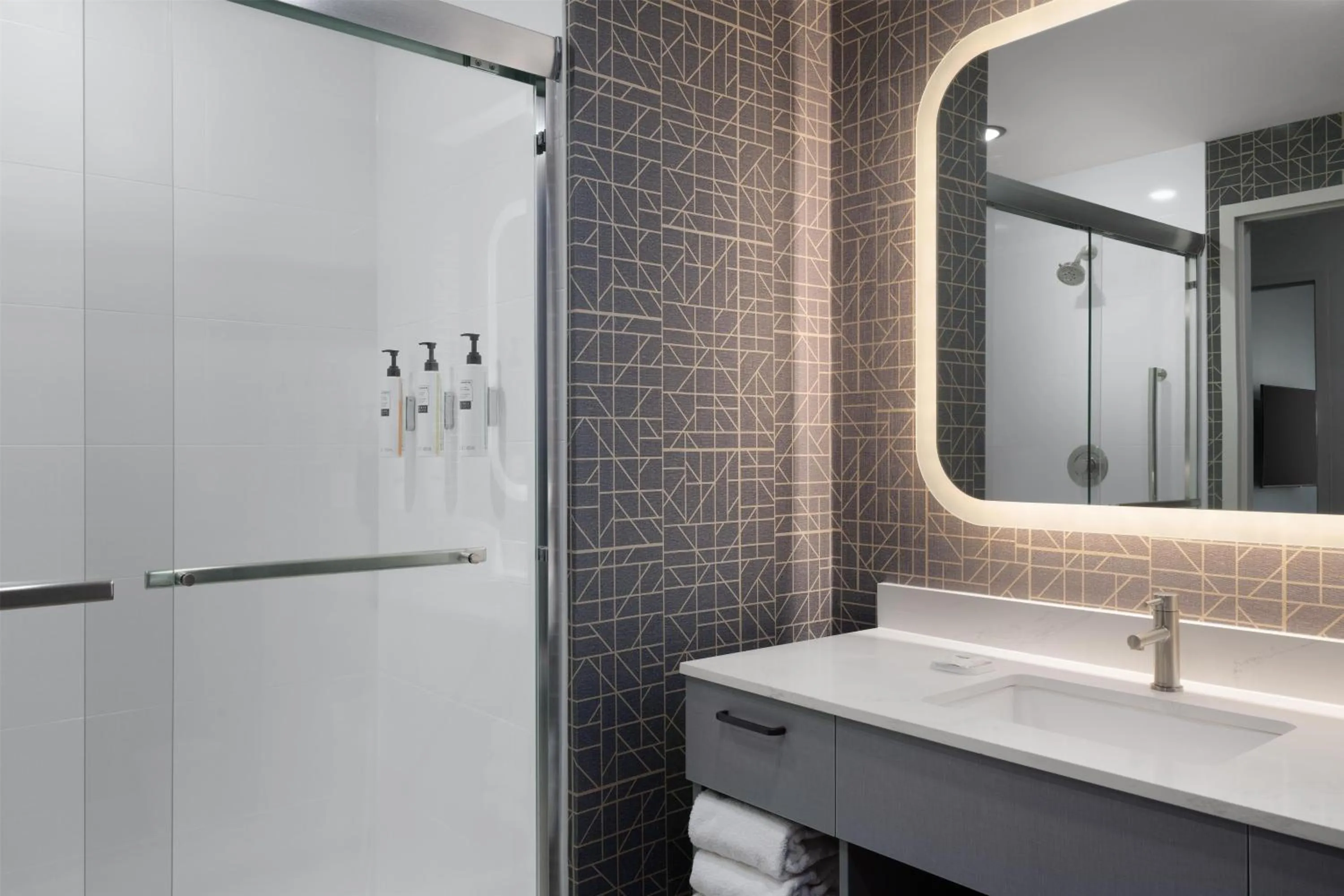 Bathroom in Homewood Suites By Hilton Covington, Ga