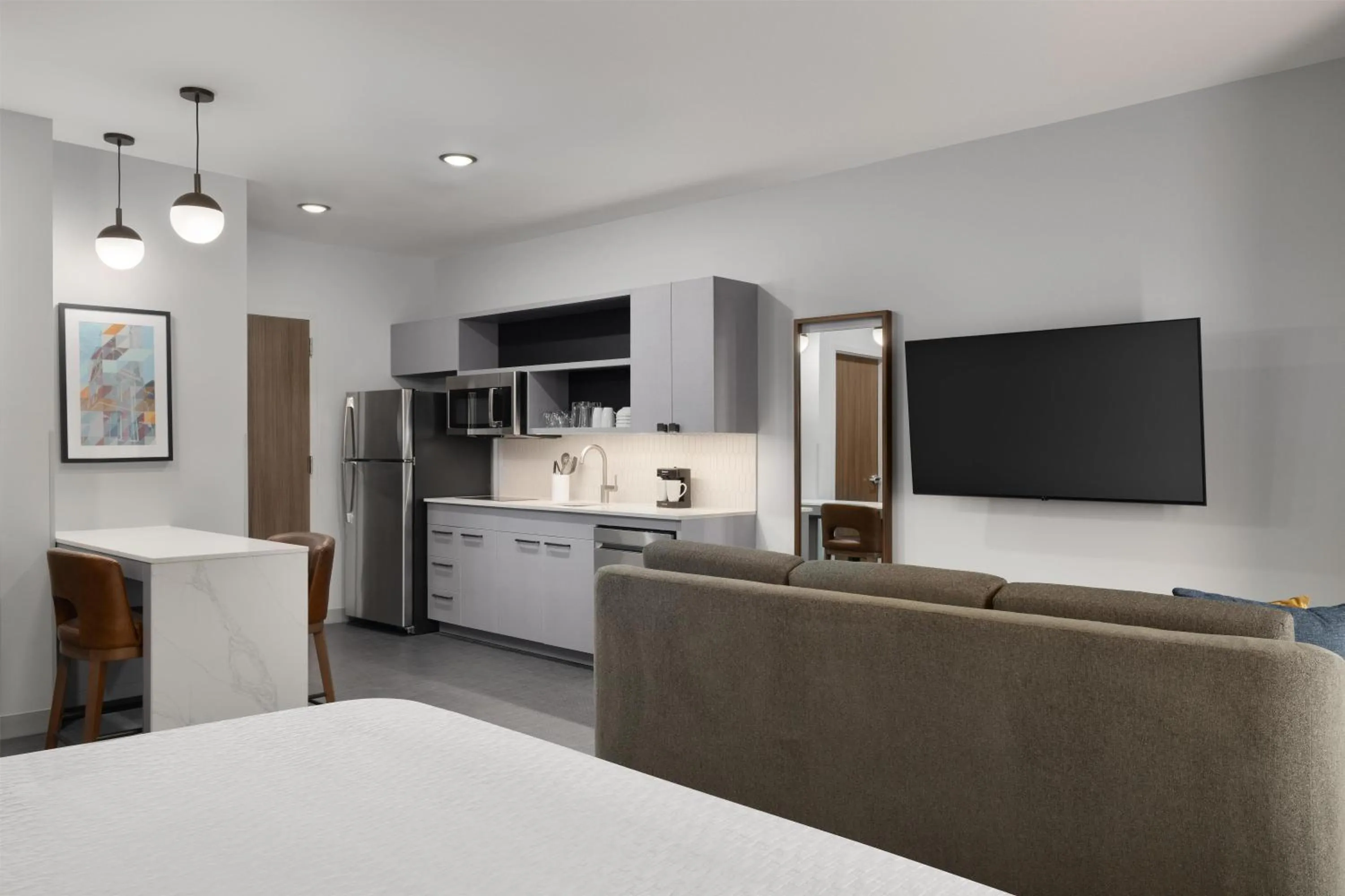 Living room in Homewood Suites By Hilton Covington, Ga