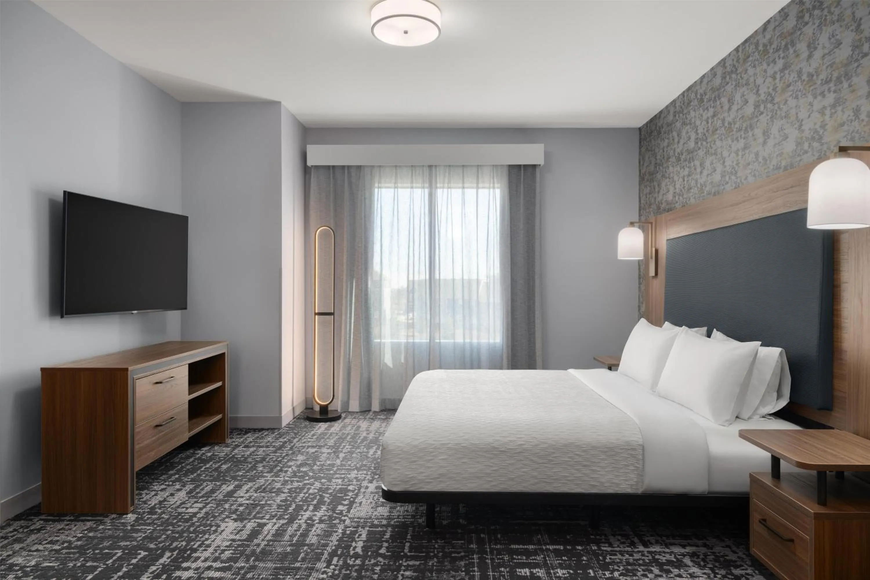 Bed in Homewood Suites By Hilton Covington, Ga