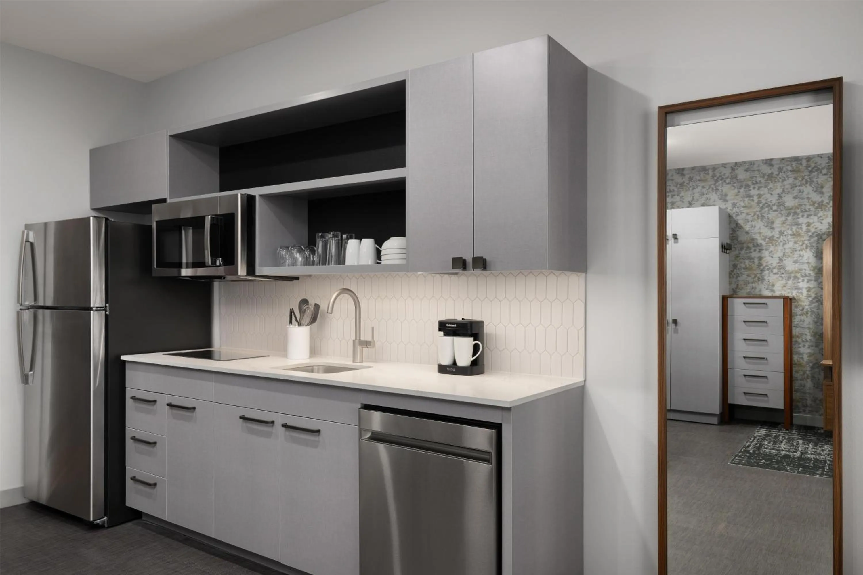 Kitchen or kitchenette in Homewood Suites By Hilton Covington, Ga