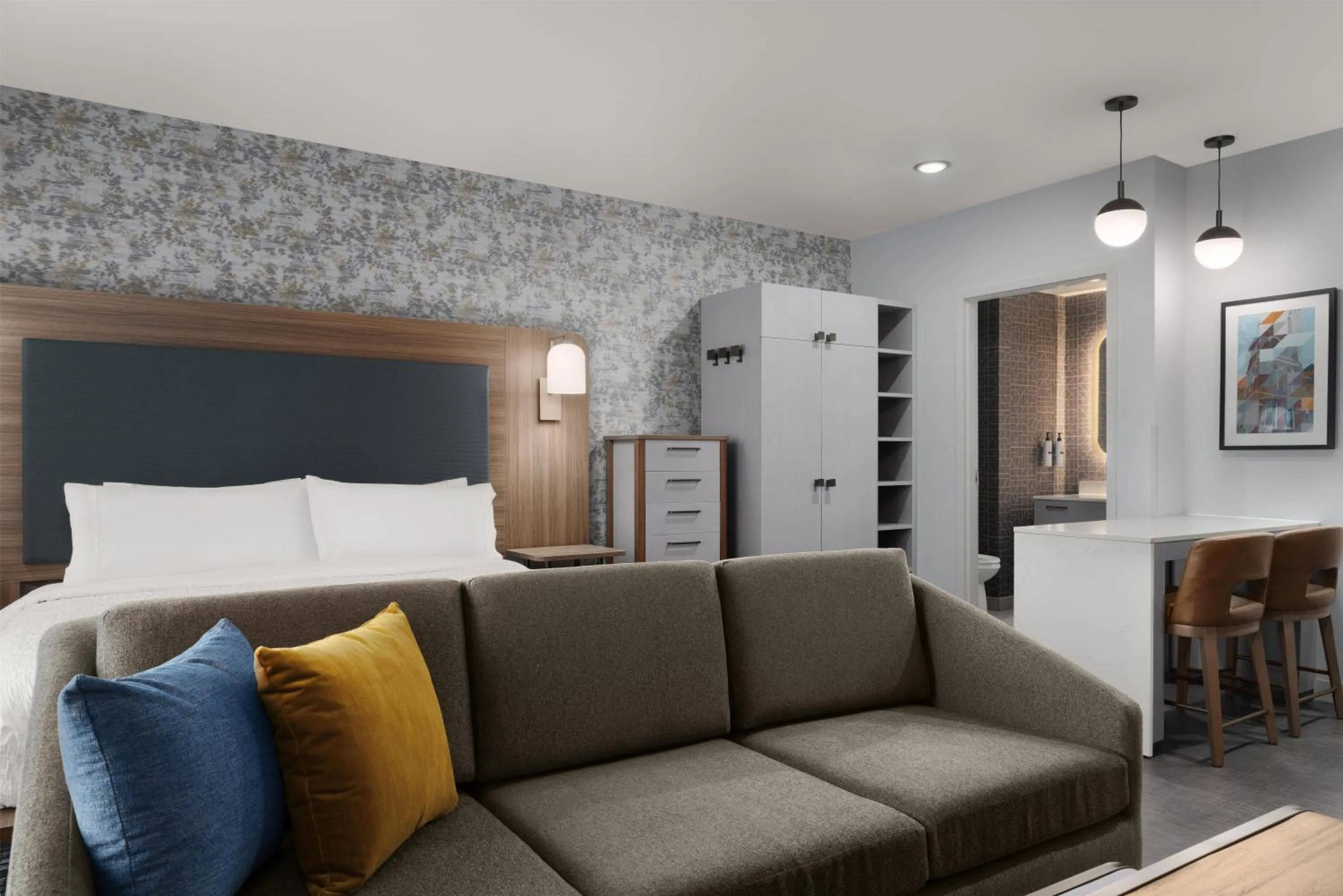 Living room in Homewood Suites By Hilton Covington, Ga