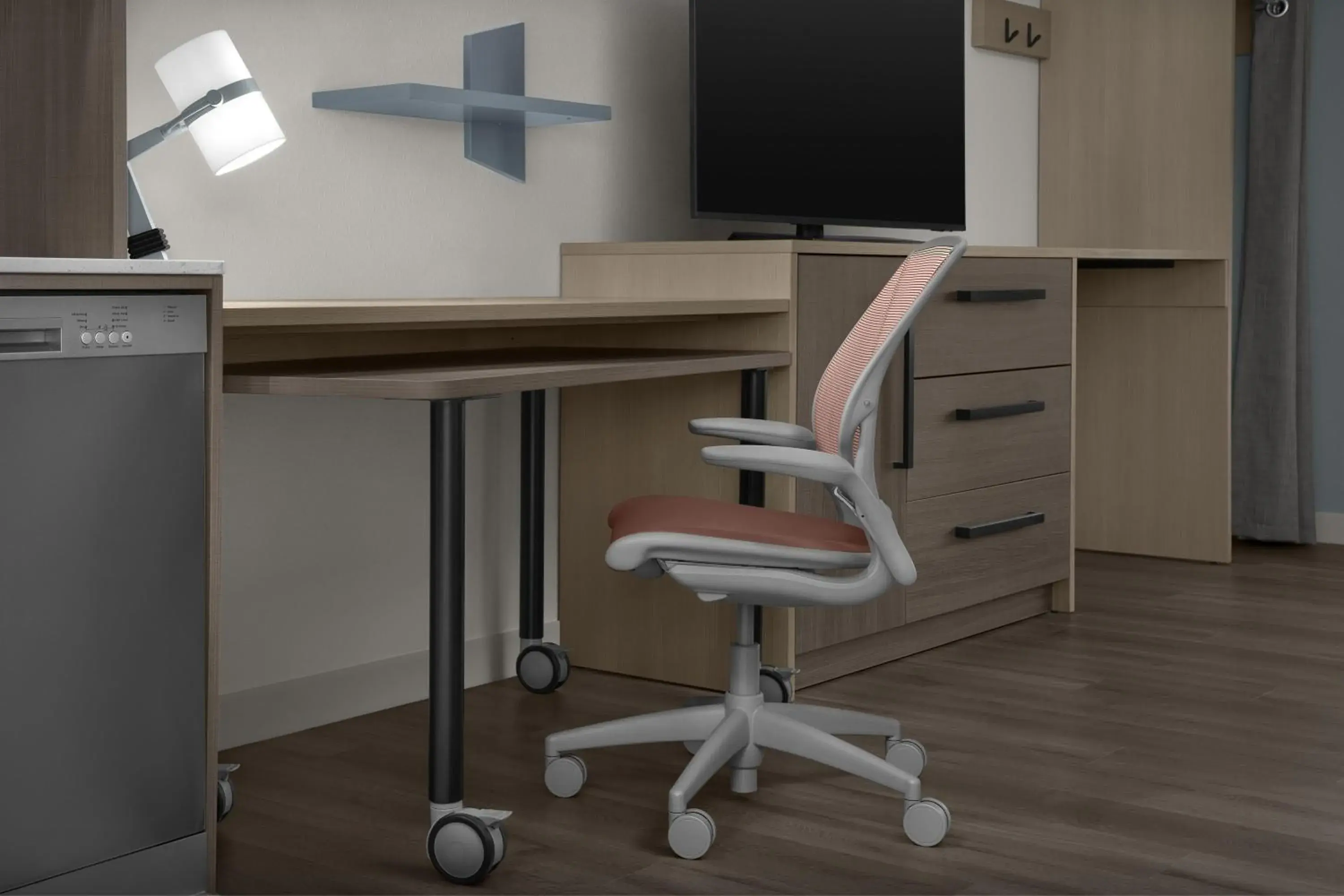 Studio Suite with Two Queen Beds - Hearing Access in Home2 Suites By Hilton Concord Charlotte Studio Suite with Two Queen Beds - Hearing Access in Home2 Suites By Hilton Concord Charlotte