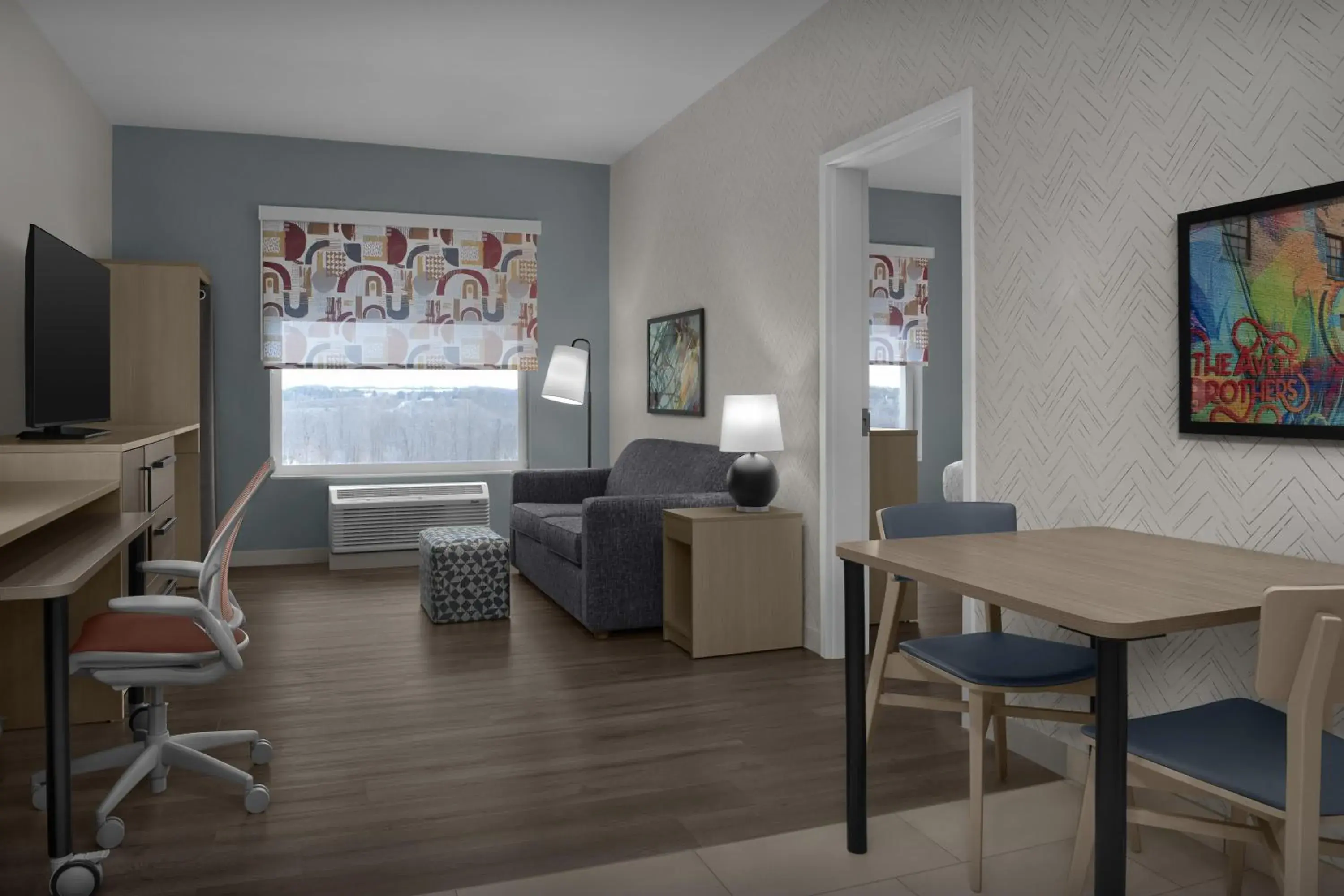 One-Bedroom King Suite in Home2 Suites By Hilton Concord Charlotte One-Bedroom King Suite in Home2 Suites By Hilton Concord Charlotte