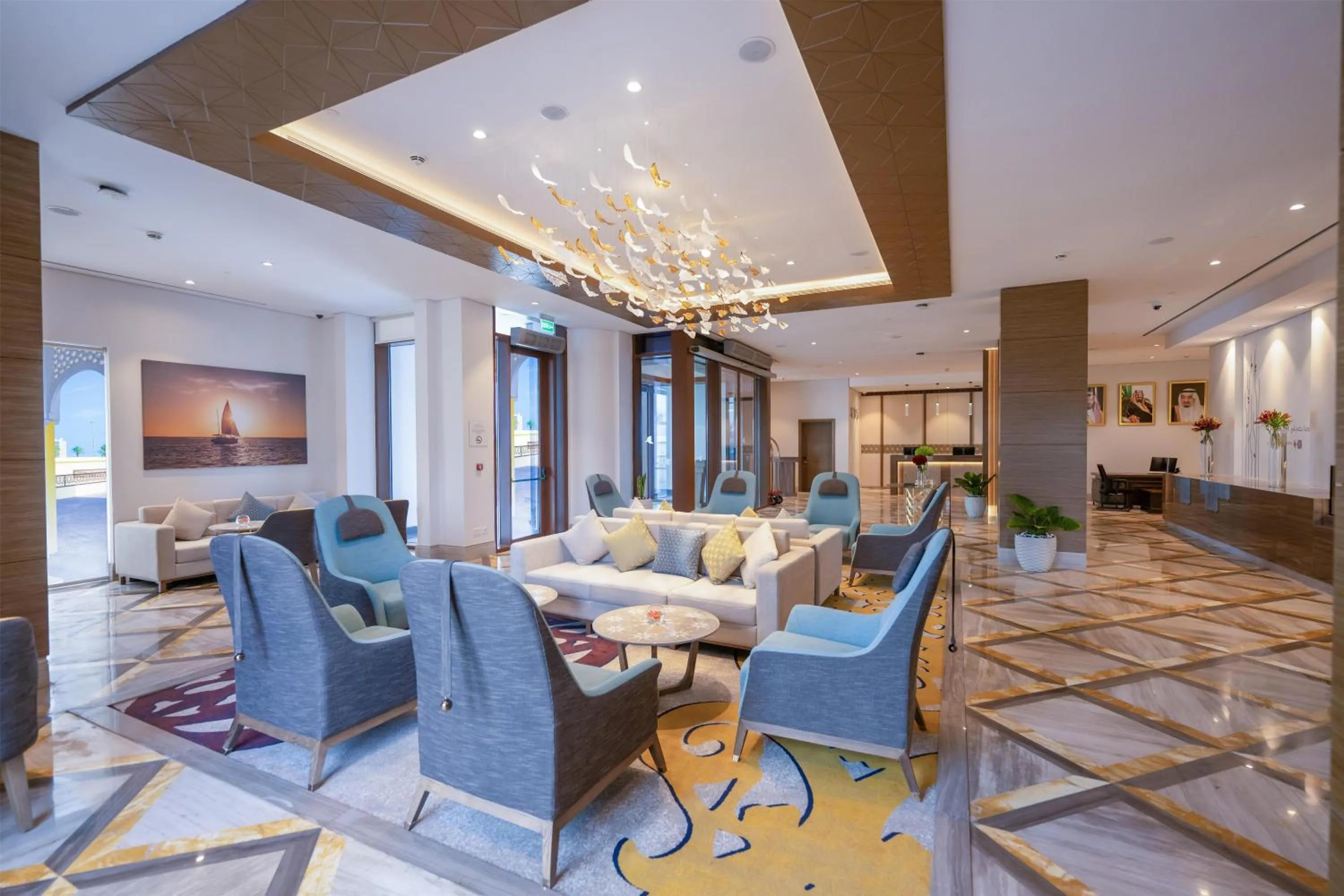Lobby or reception in Hilton Garden Inn Al Khobar King Fahd Causeway